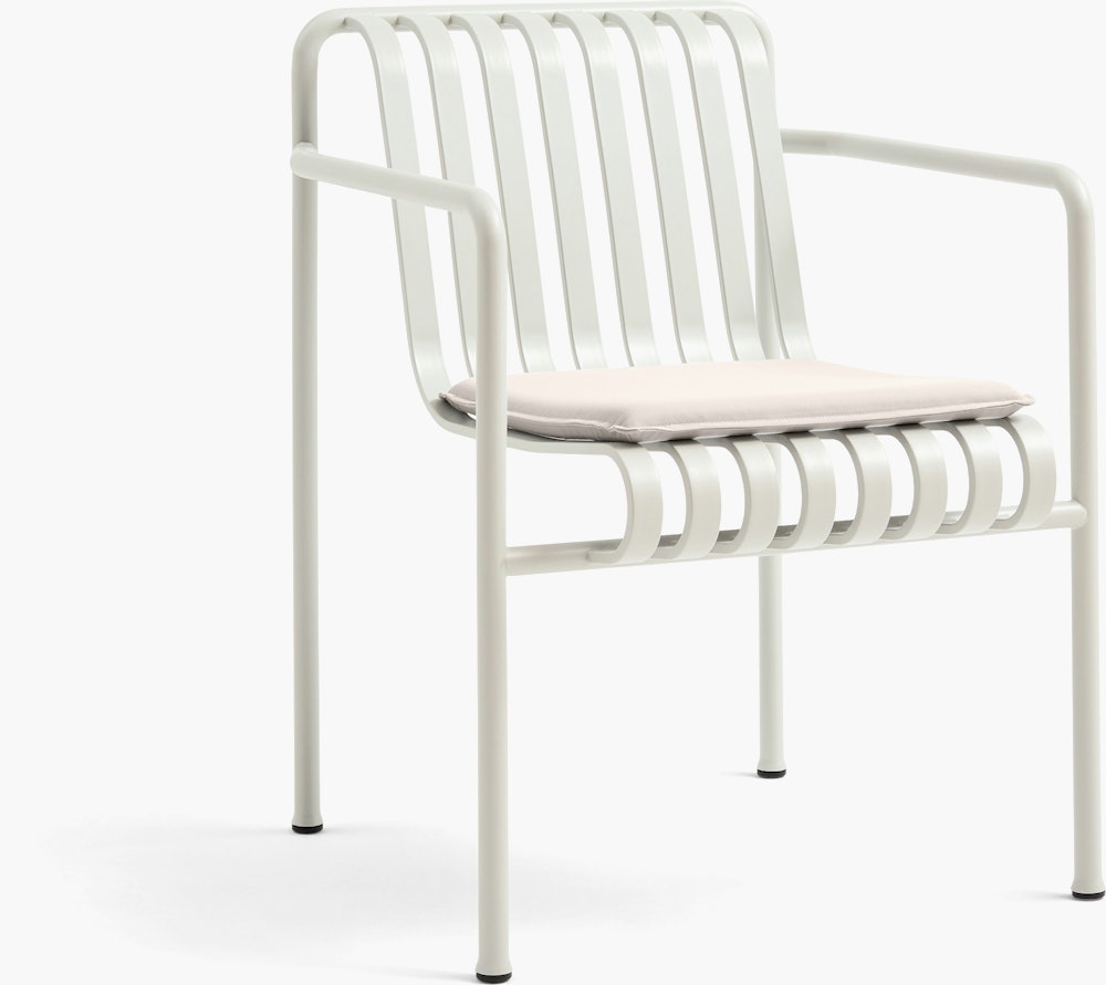 Palissade Dining Armchair Cushion - Seat, Cream White