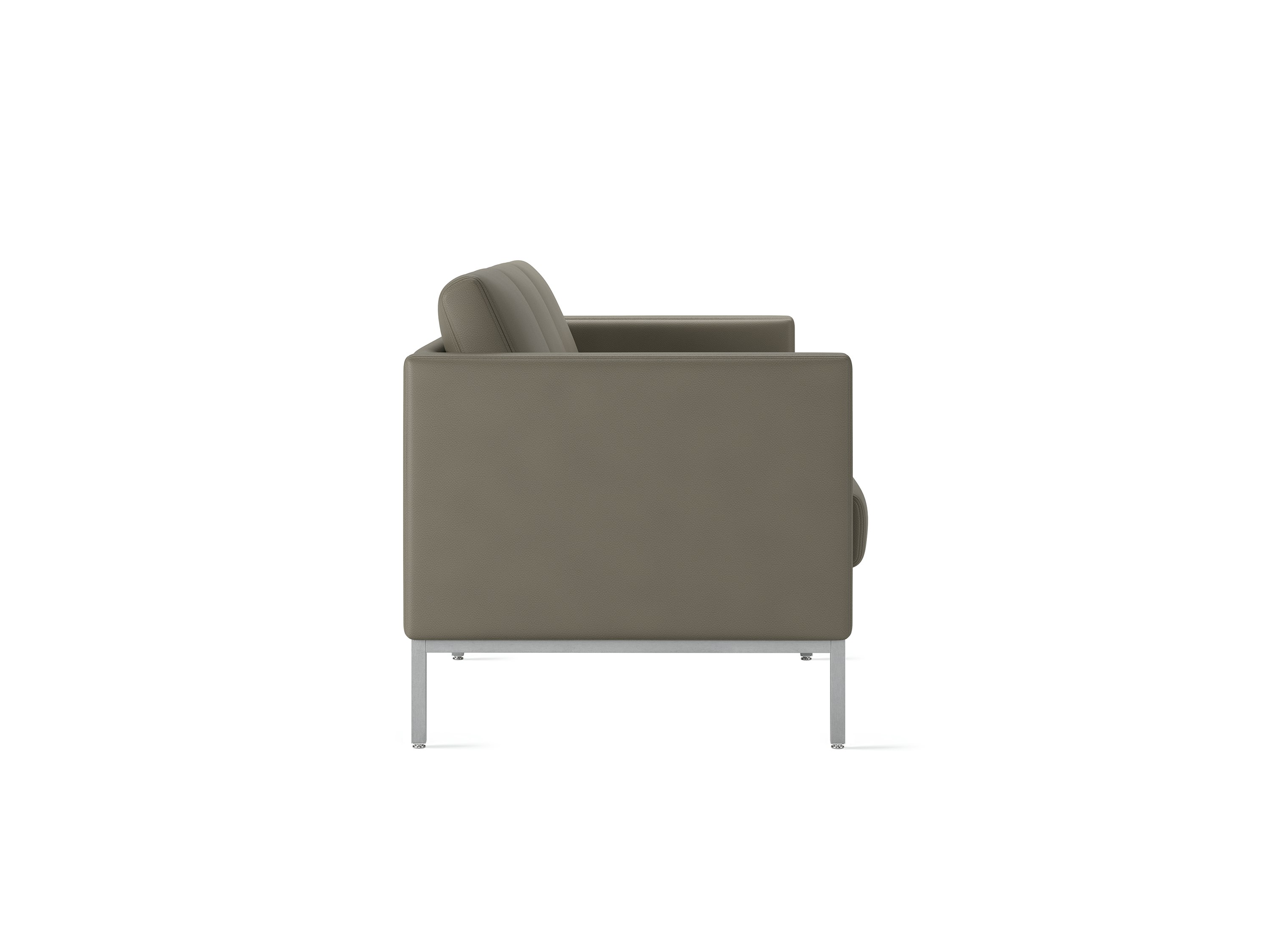 Riva Lounge, 3 seat, side, grey