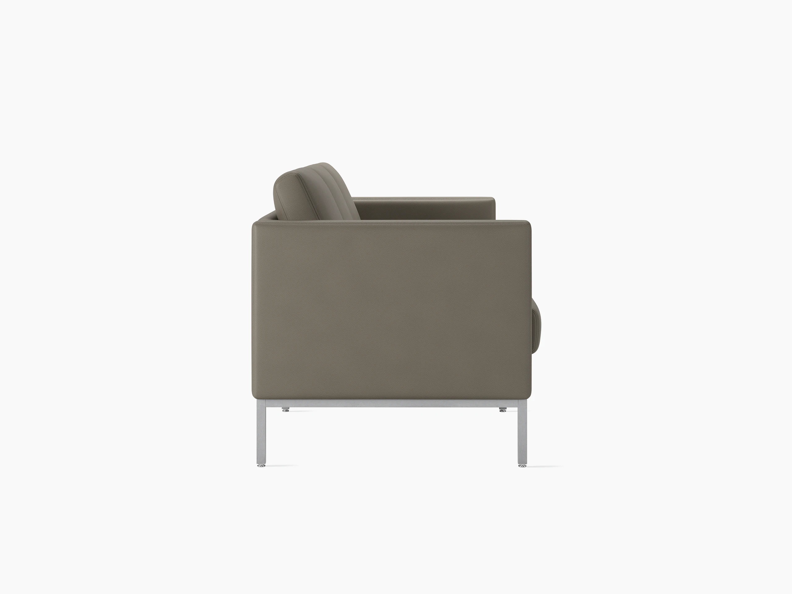 Riva Lounge, 3 seat, side, grey