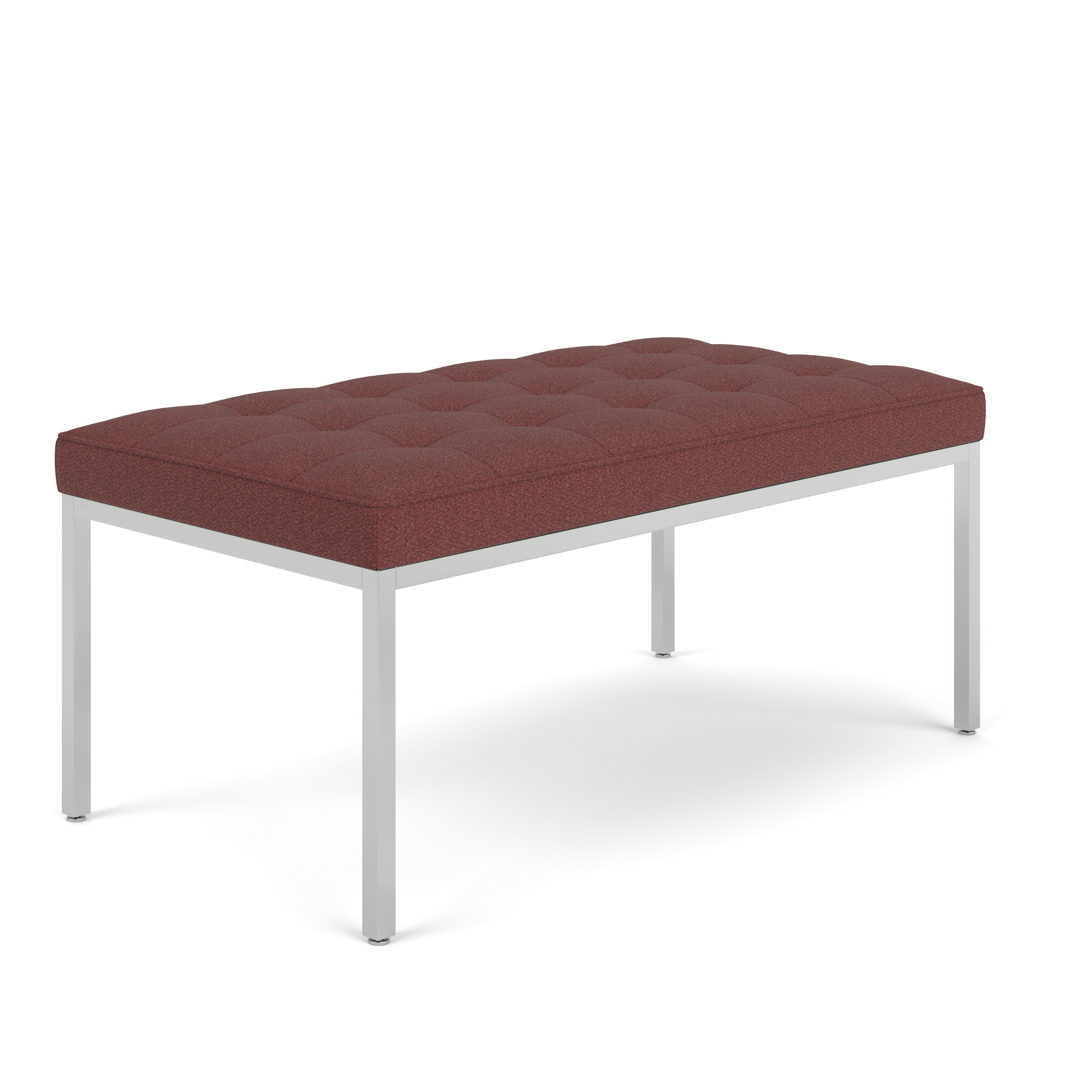 Florence Knoll Bench - Two Seater, Classic Boucle, Ardent