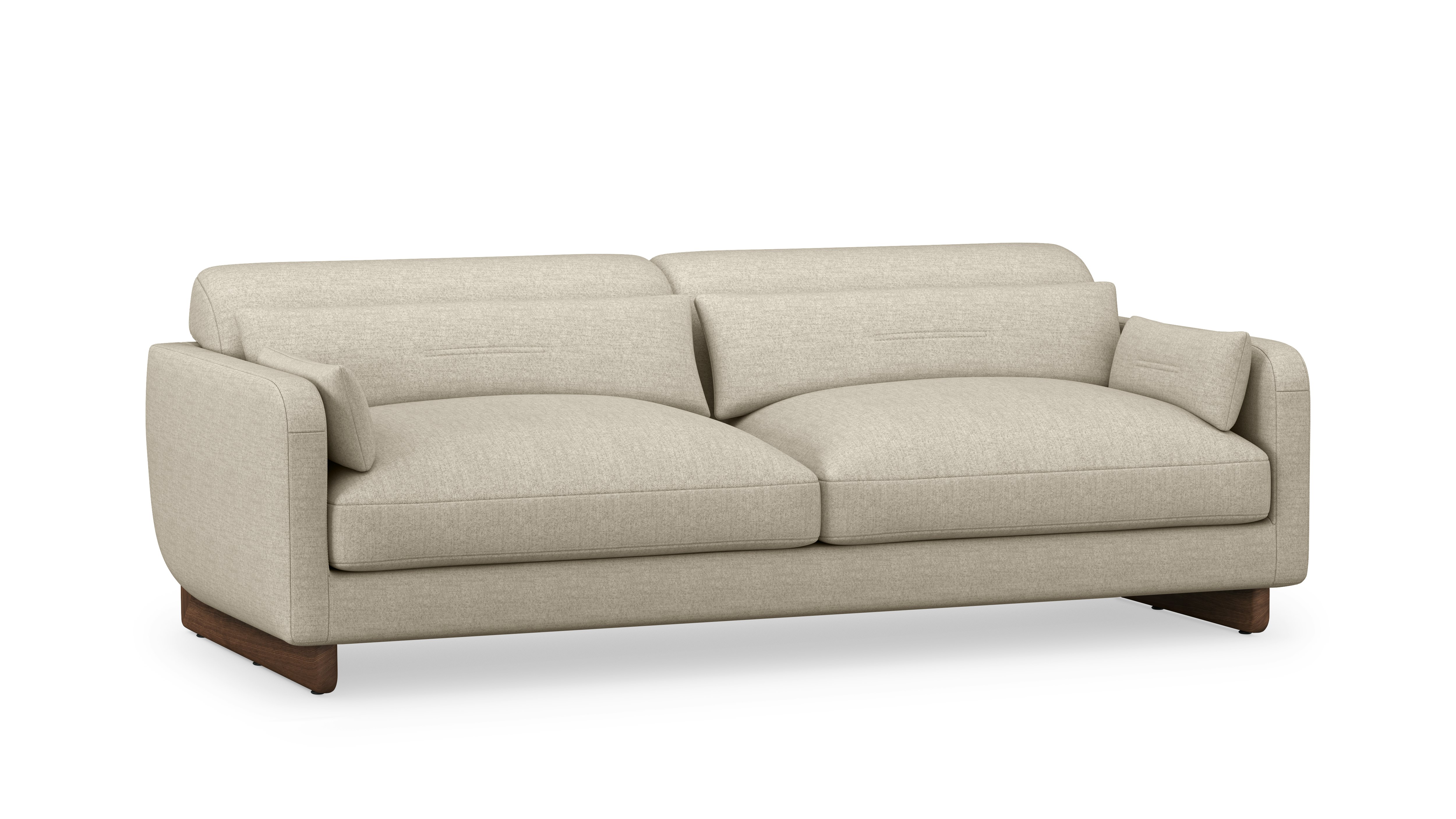 Contra Sofa - 84 Inch, Beck, Patisserie, Walnut
