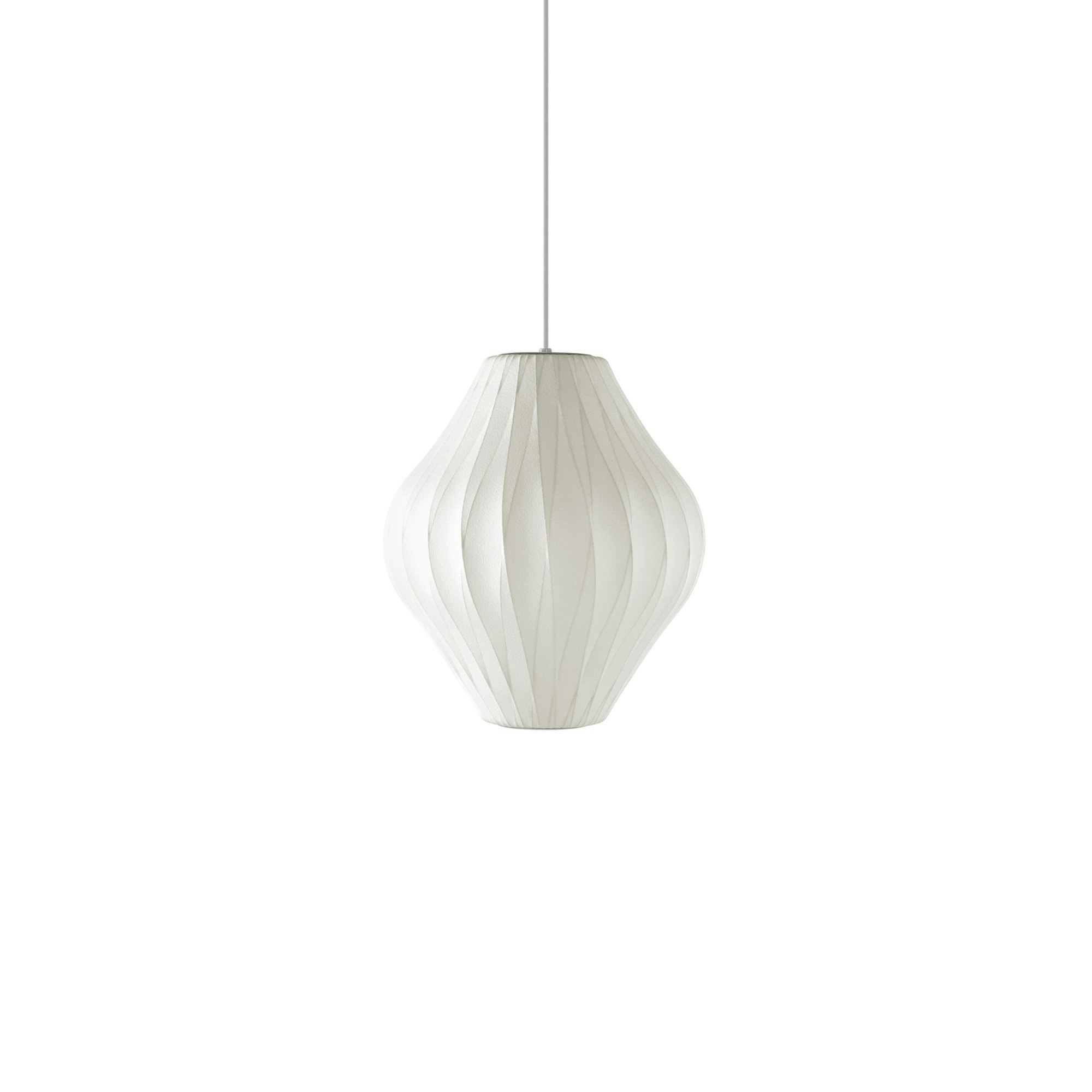 Nelson Pear Crisscross Bubble Pendant