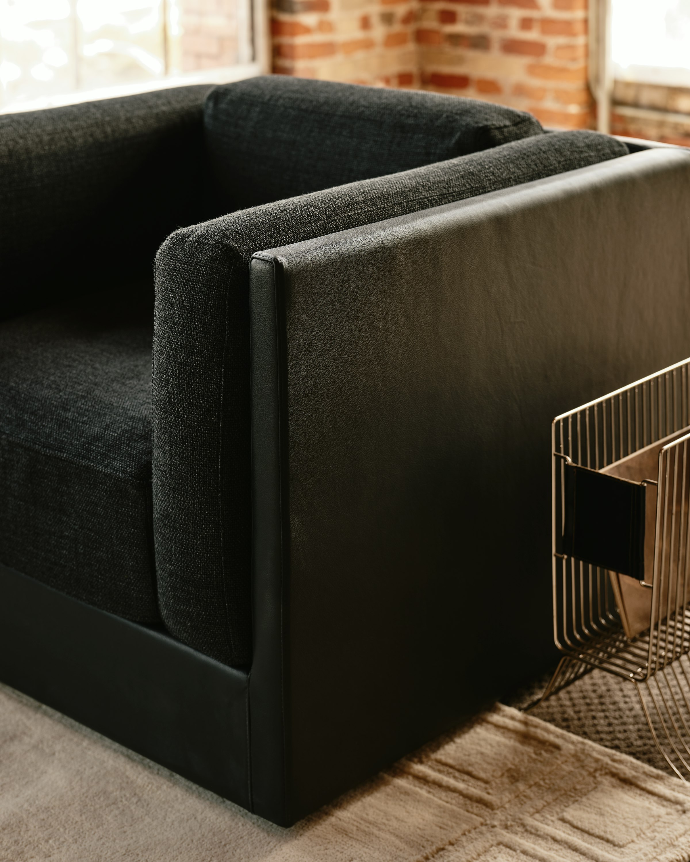 Symme Armchair - Fabric Frame