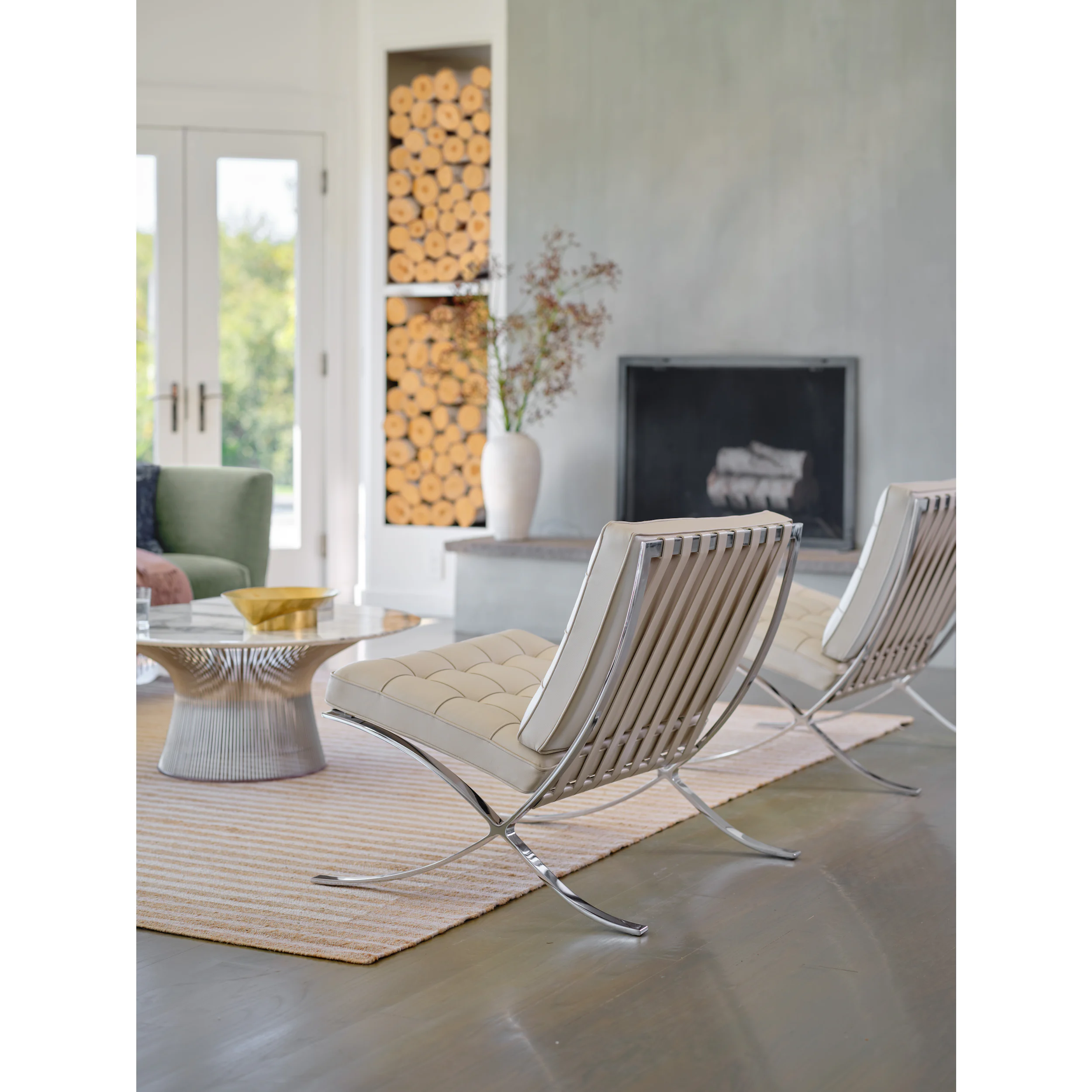 Barcelona Chair, Fabric | Knoll Barcelona Chair, Fabric | Knoll