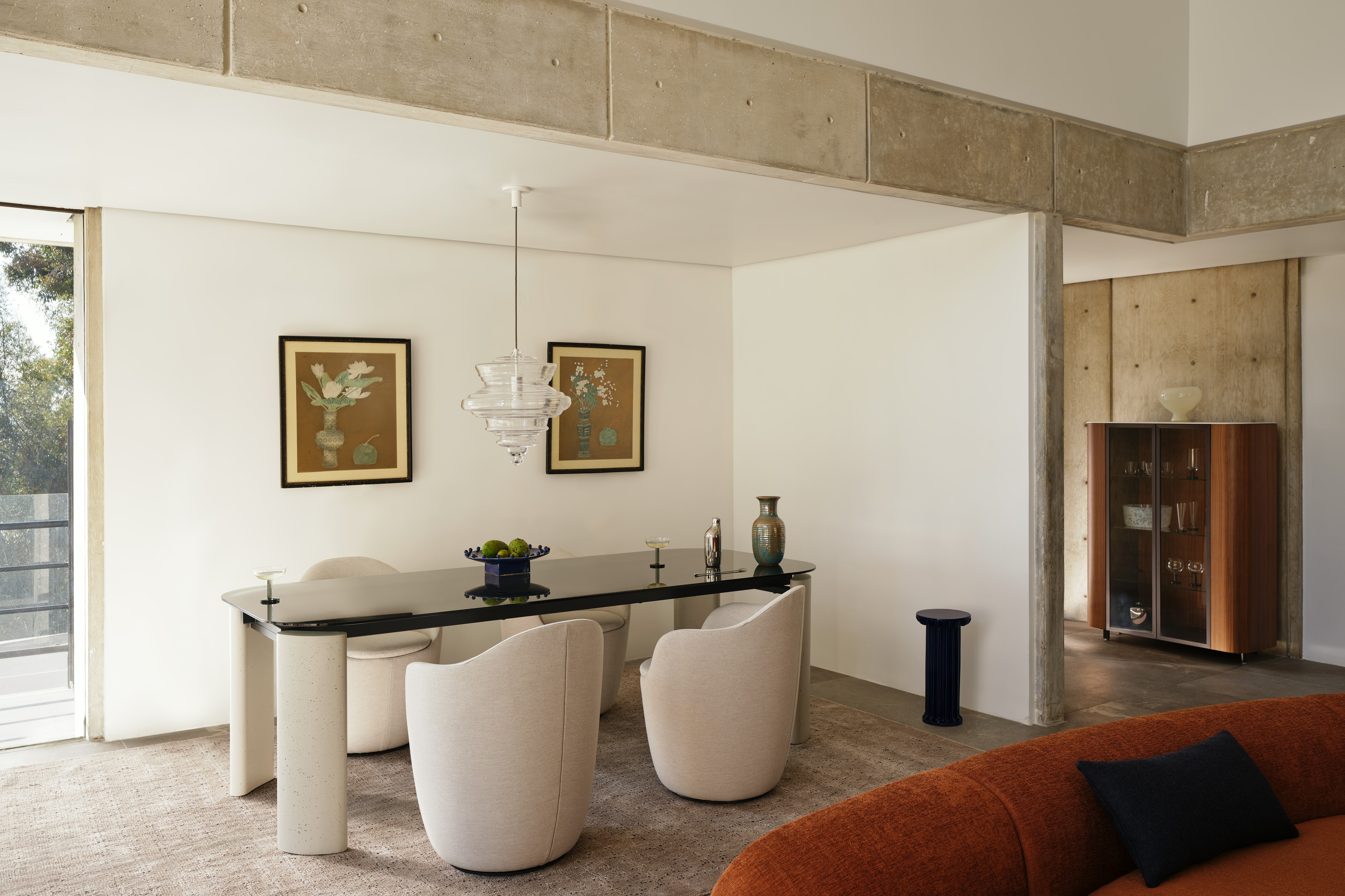 Paku Paku Dining Table - 95", Smoke