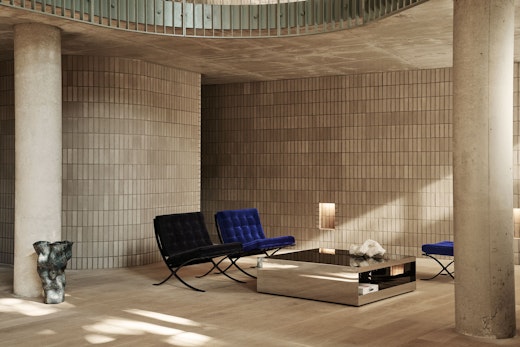Barcelona Chair Stool D