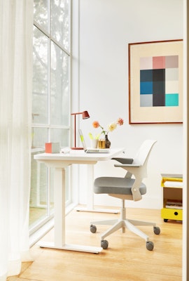 hipso height adjustable desk ollo with arms quoin mobile cart work from home