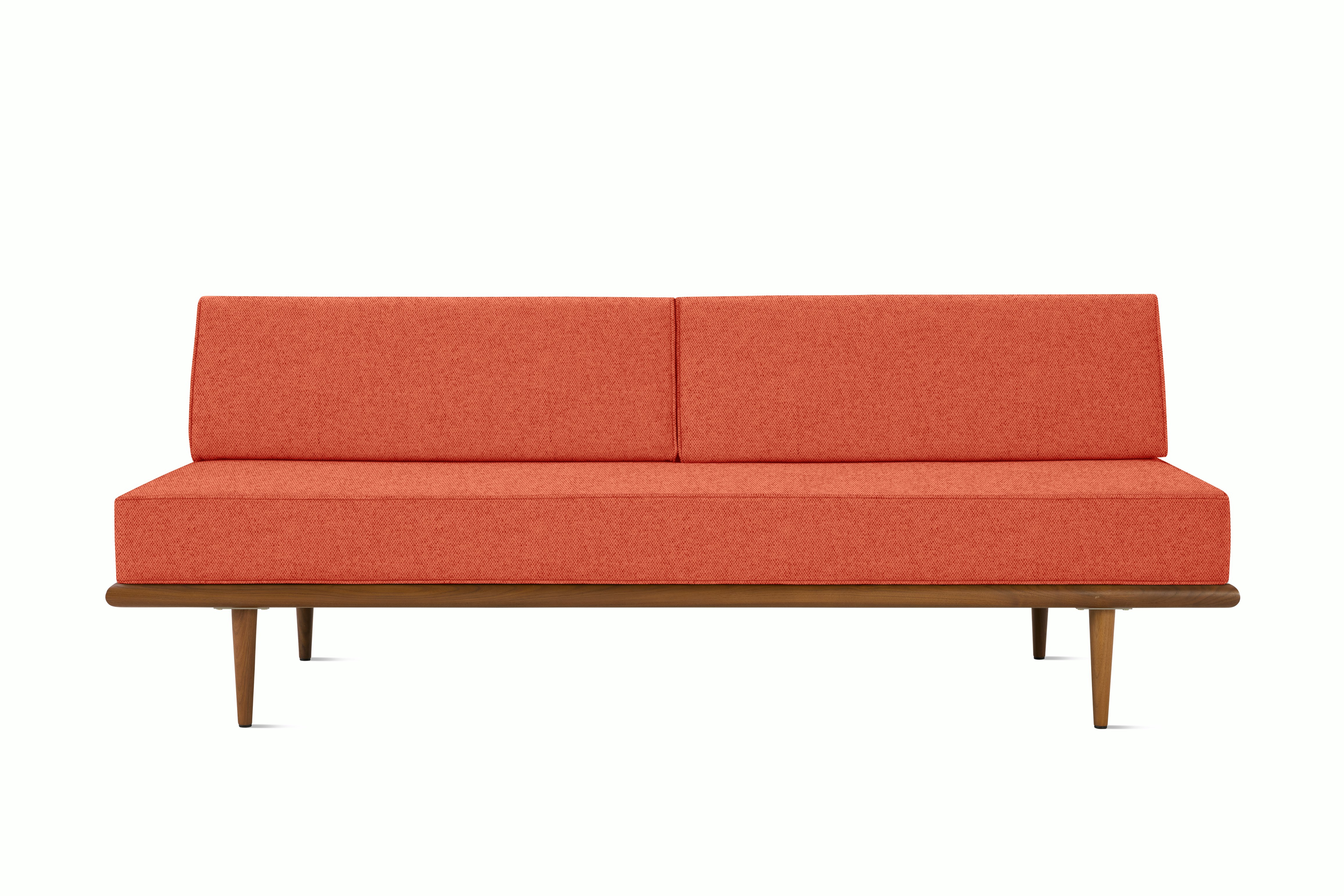 Nelson Daybed 2.0 - Back Bolster, Walnut, Luce, Swelter, Taper