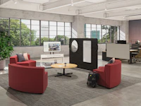 Inlet Screens by Knoll k.lounge Islands Table Horsepower