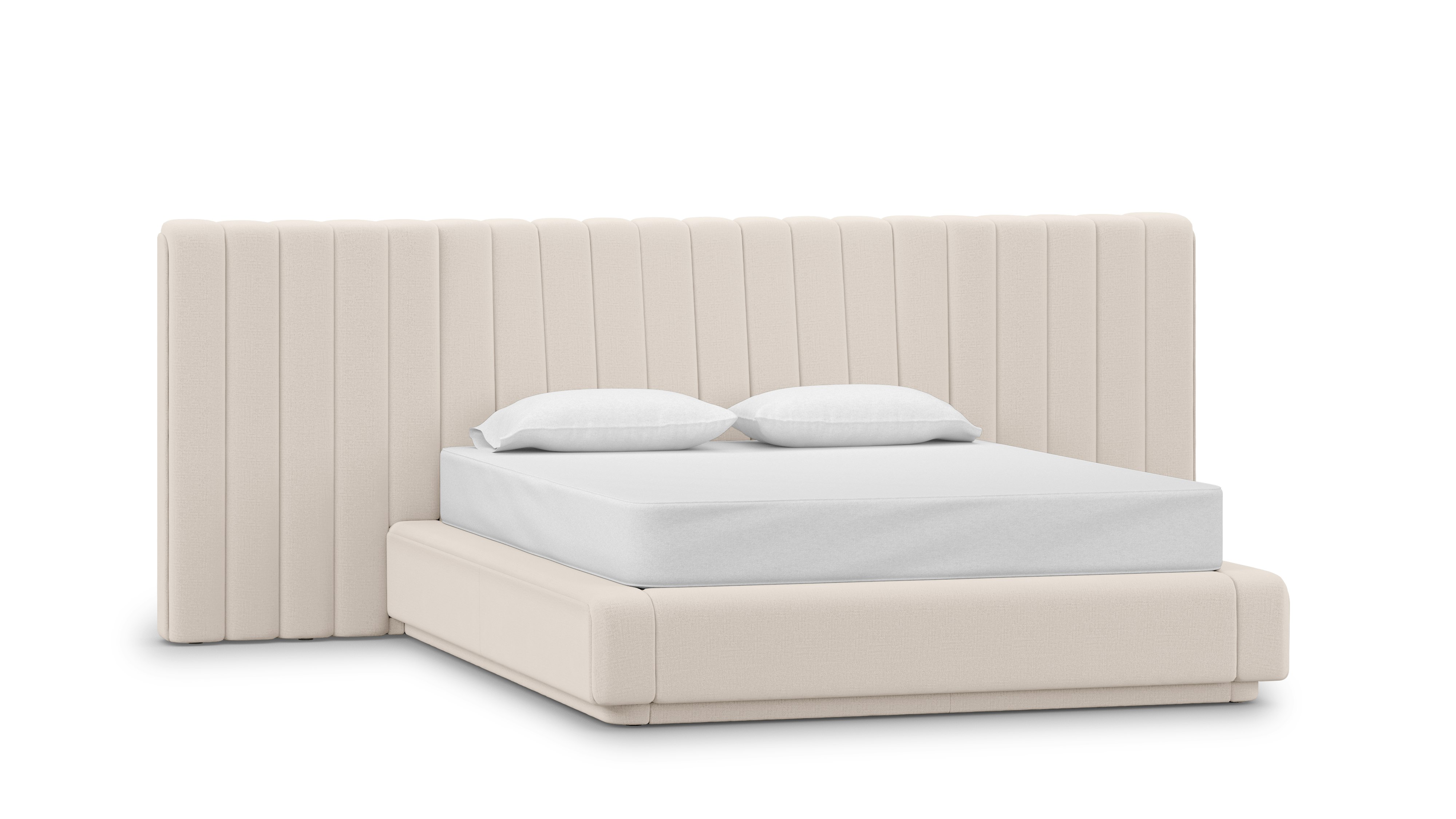Ostling Bed - Queen,  Wide,  Crypton Robusta,  Snow