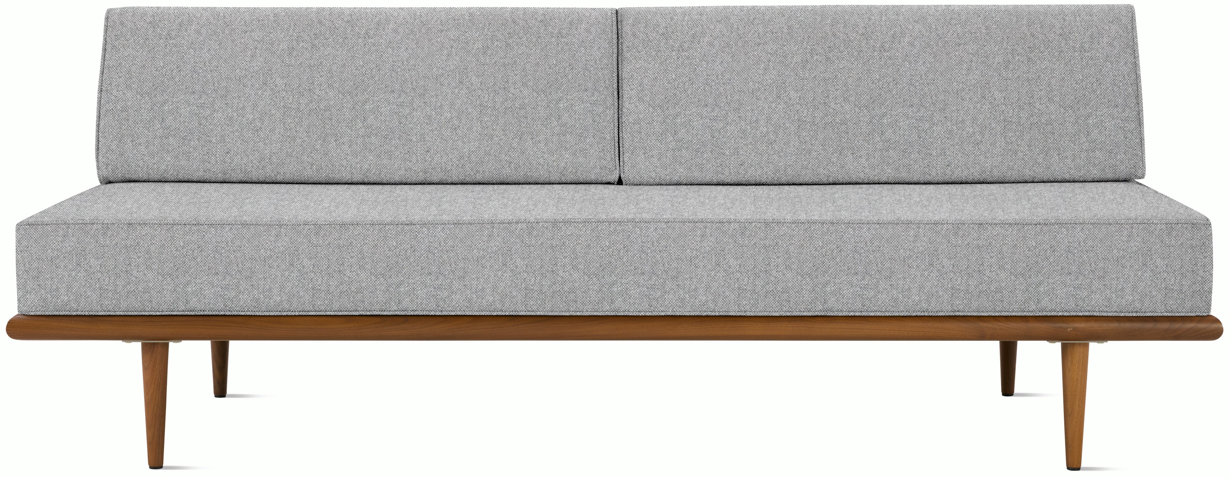 Nelson Daybed - Back Bolster,  Walnut,  Beck,  Foundry,  Taper