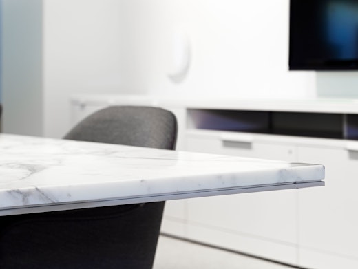 LSM Marble Conference Table detail