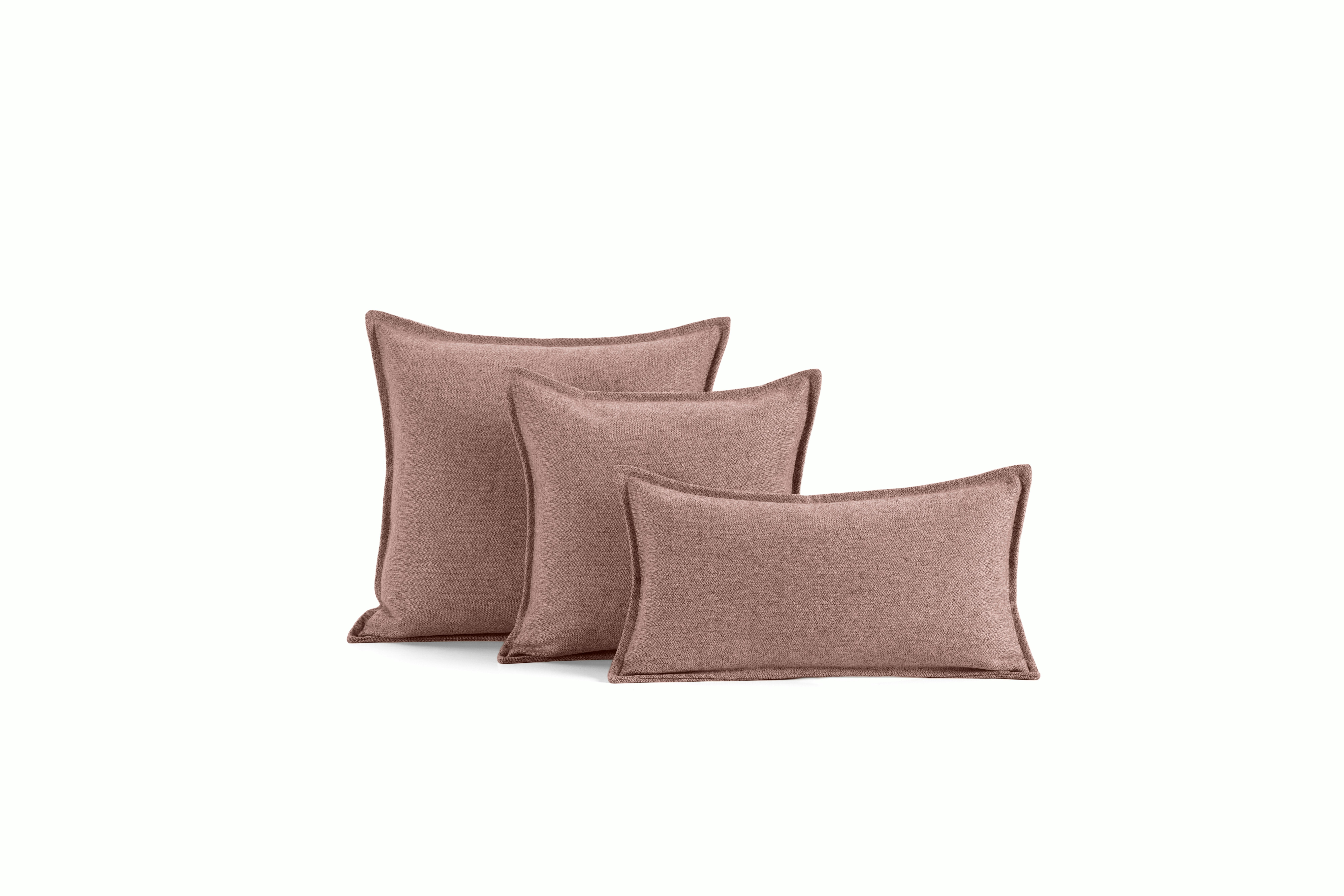 Pecora Wool Flange Pillow Group Shot