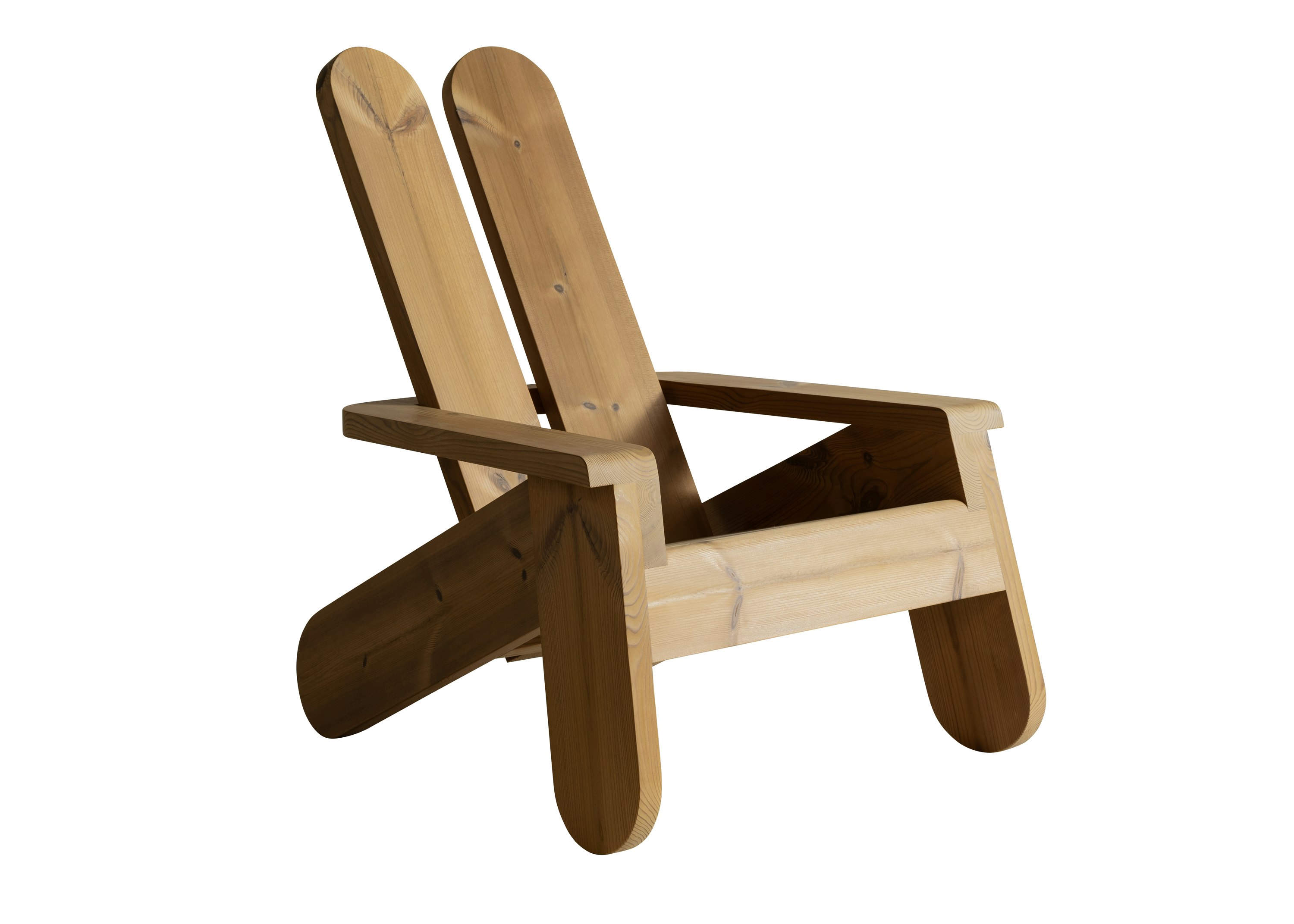 Peace Outdoor Lounge Chair - Heat Treated Pine