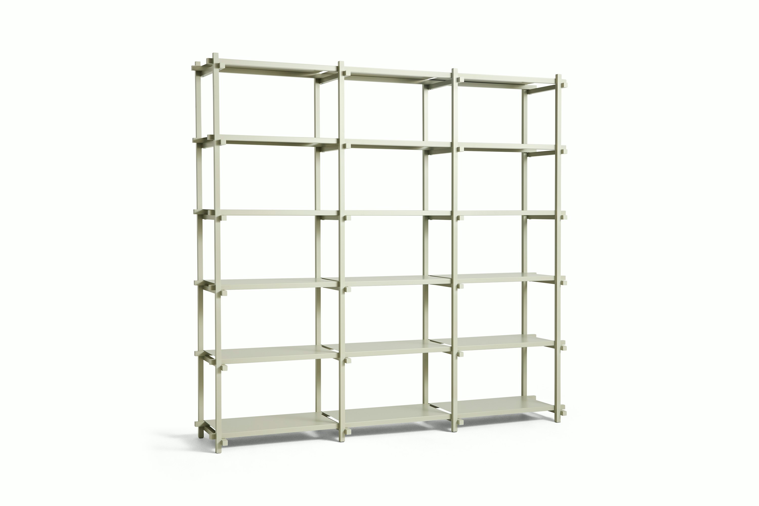 Woody Shelving 2.0 - High, Smokey Grey Beech, Smokey Grey