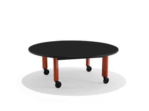 Knoll black Joseph Paul D'Urso Round Table