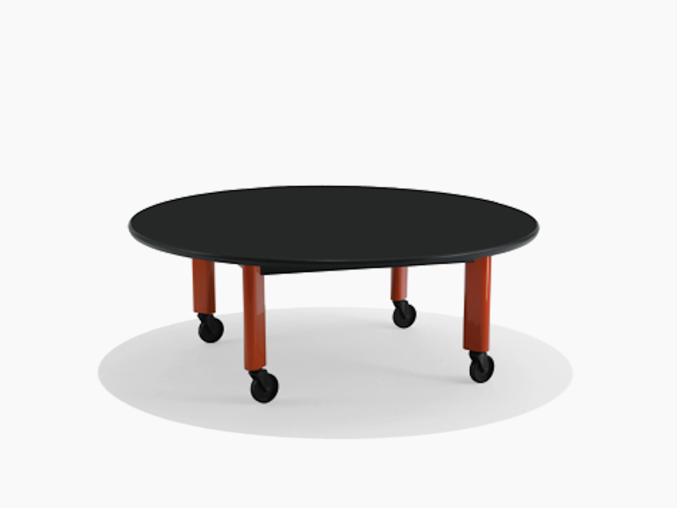 Knoll black Joseph Paul D'Urso Round Table