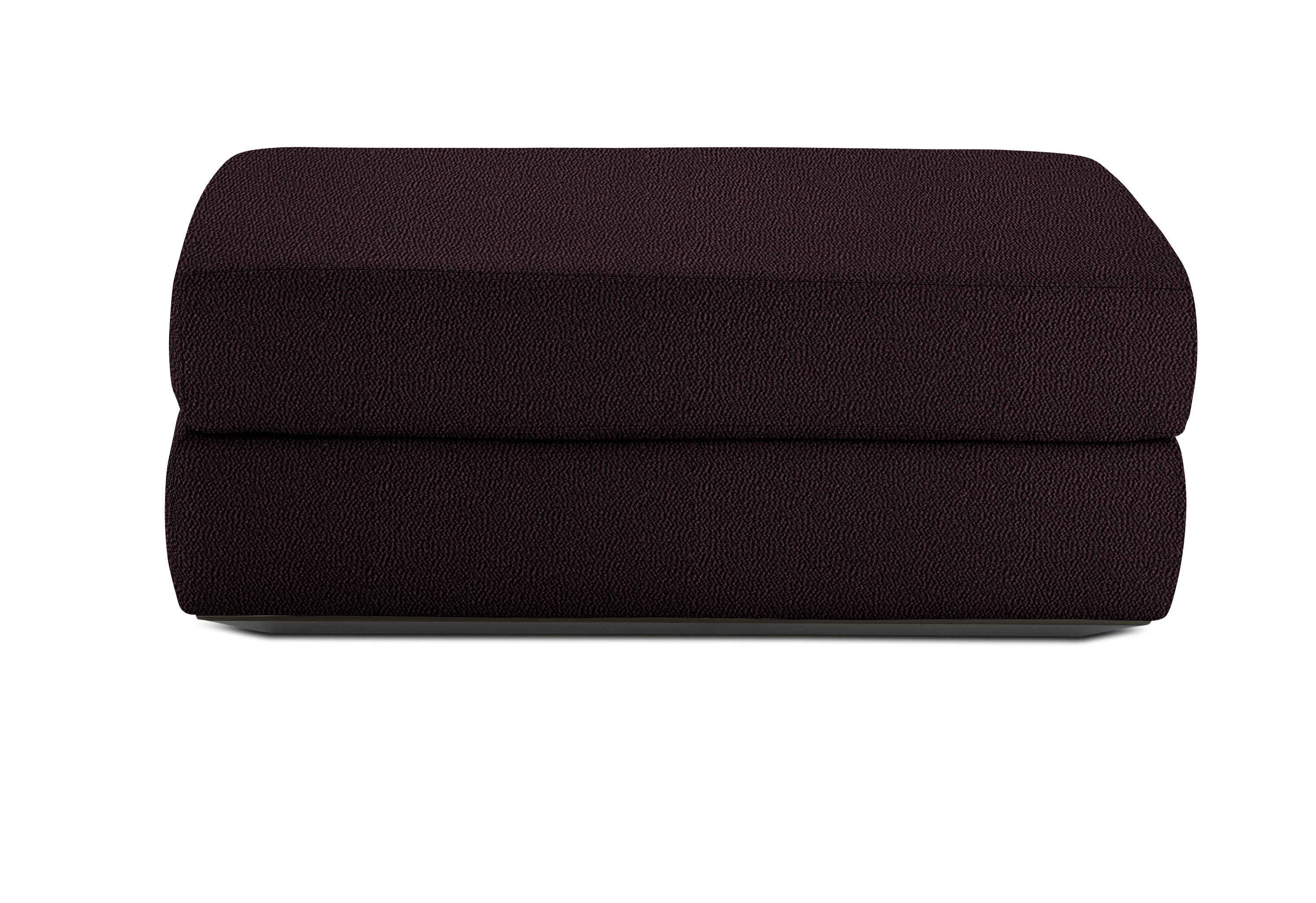 A Reid Ottoman viewed from the front.