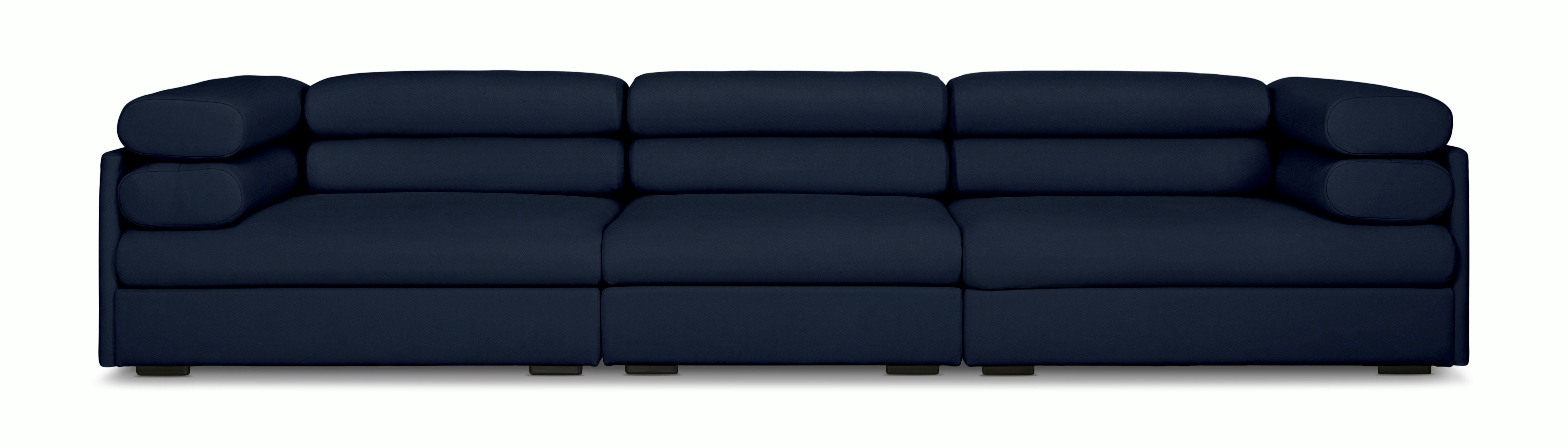Elogio Sofa - Four Seater,  Spitfire Velvet,  Sapphire