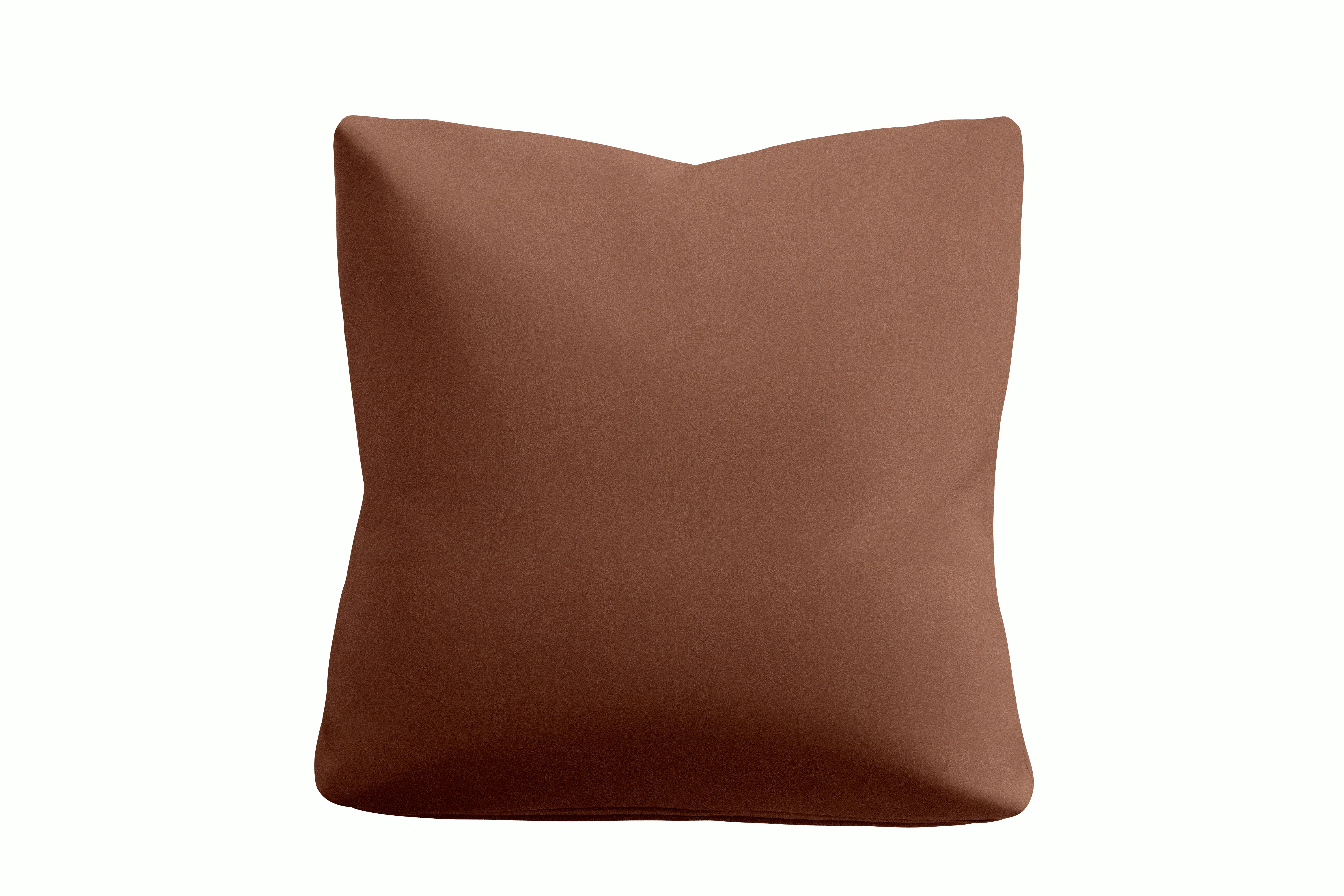Irvin Throw Pillow - Standard,  Vienna Leather,  Cognac