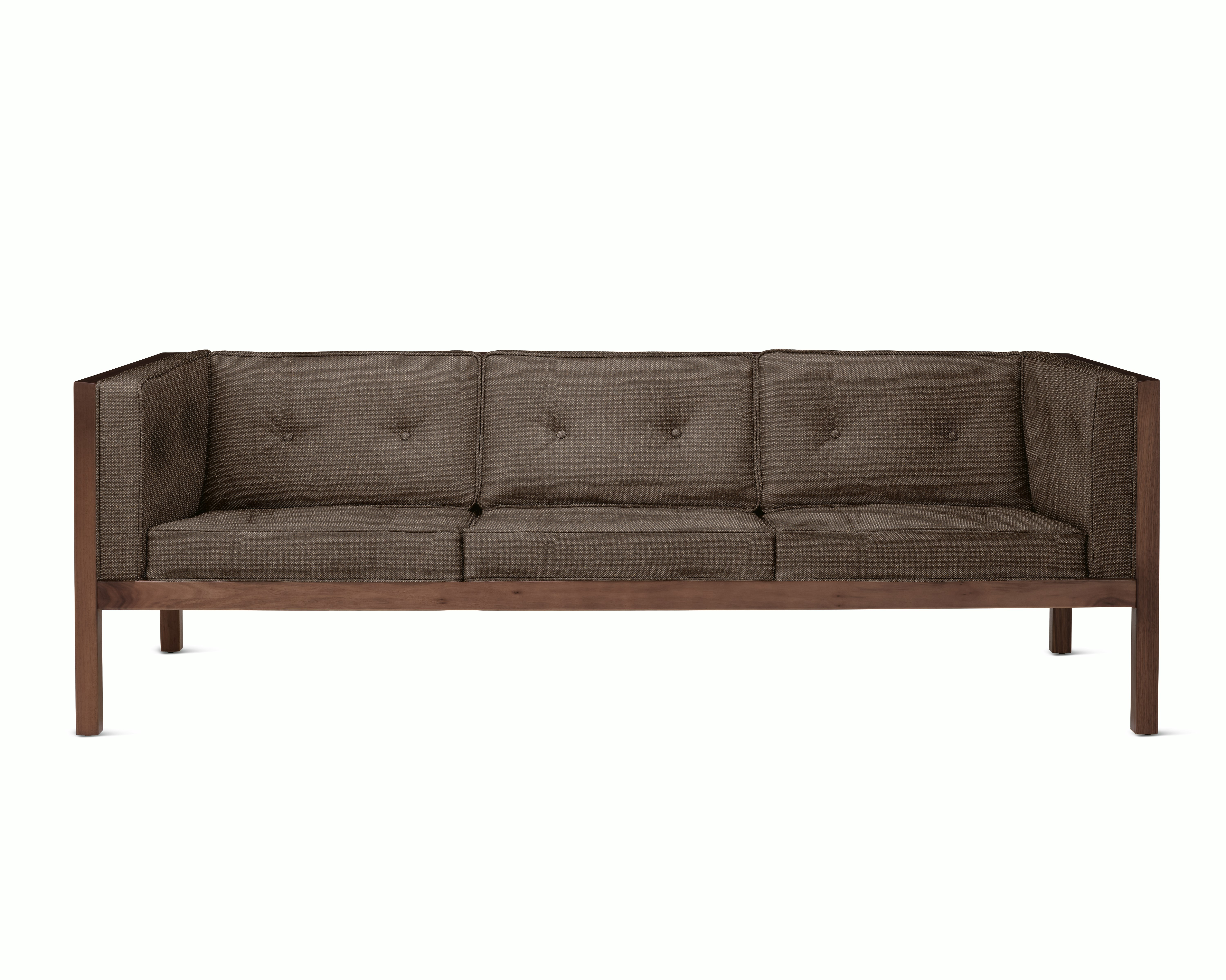 Cube Sofa - 80 Inch, Album, Espresso, Walnut