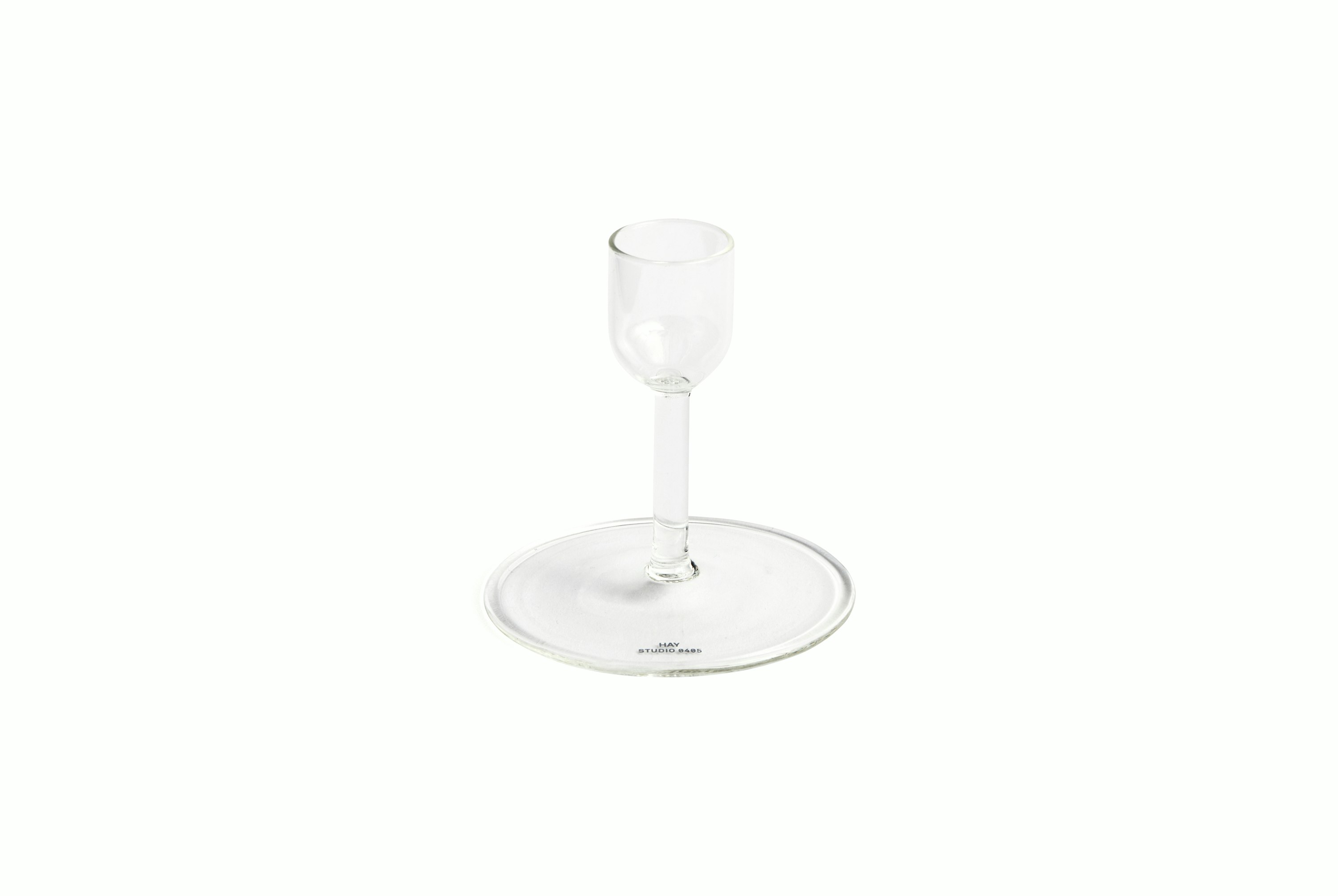 Tiny Candleholder - Straight, Clear