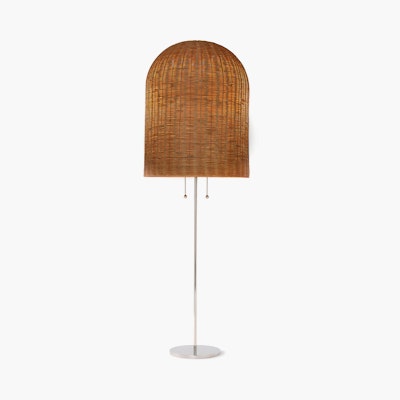 Bell Wicker Floor Lamp Bell Wicker Floor Lamp