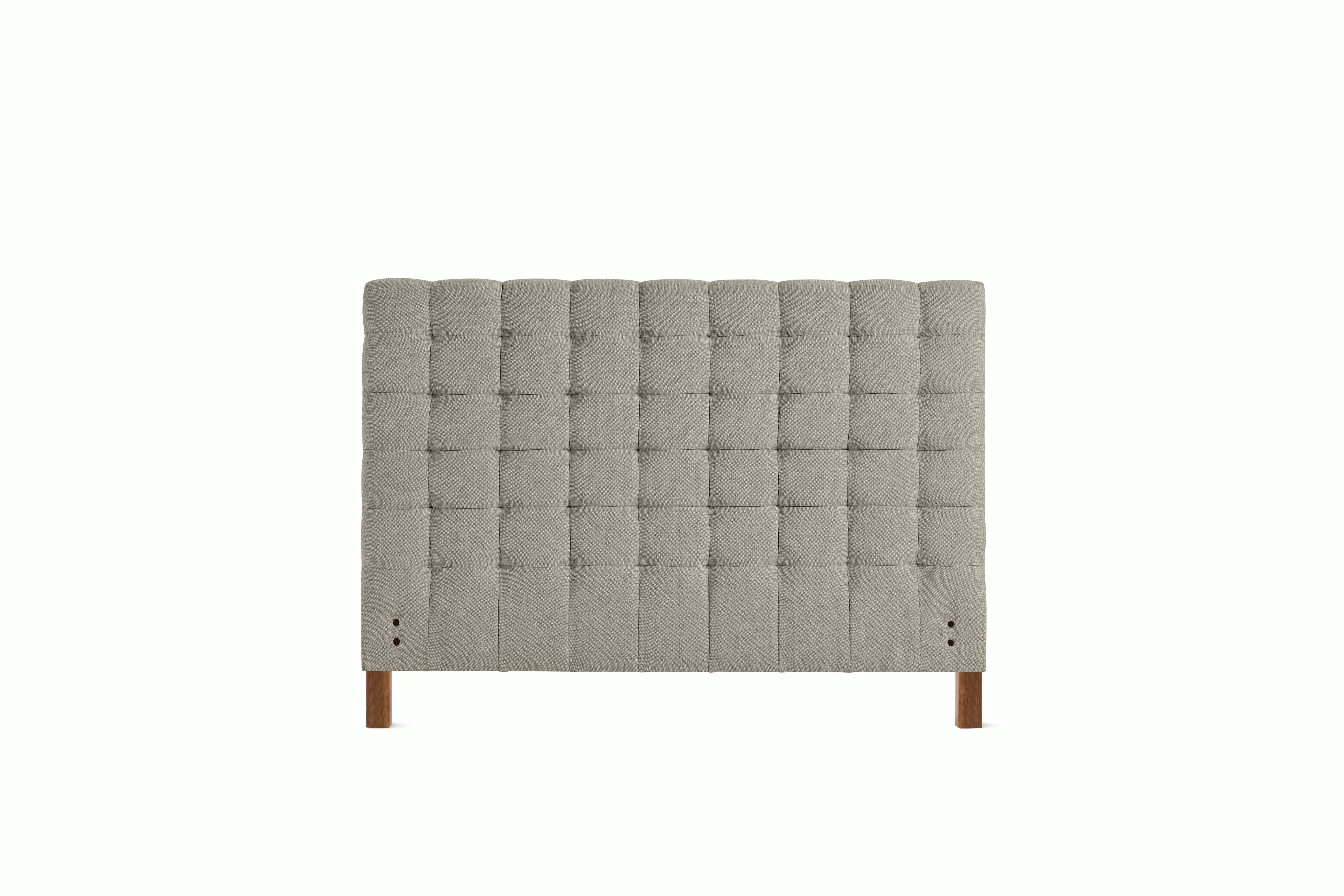 Madeleine Headboard - Tall, Queen, Walnut, Album Linen, Wisp