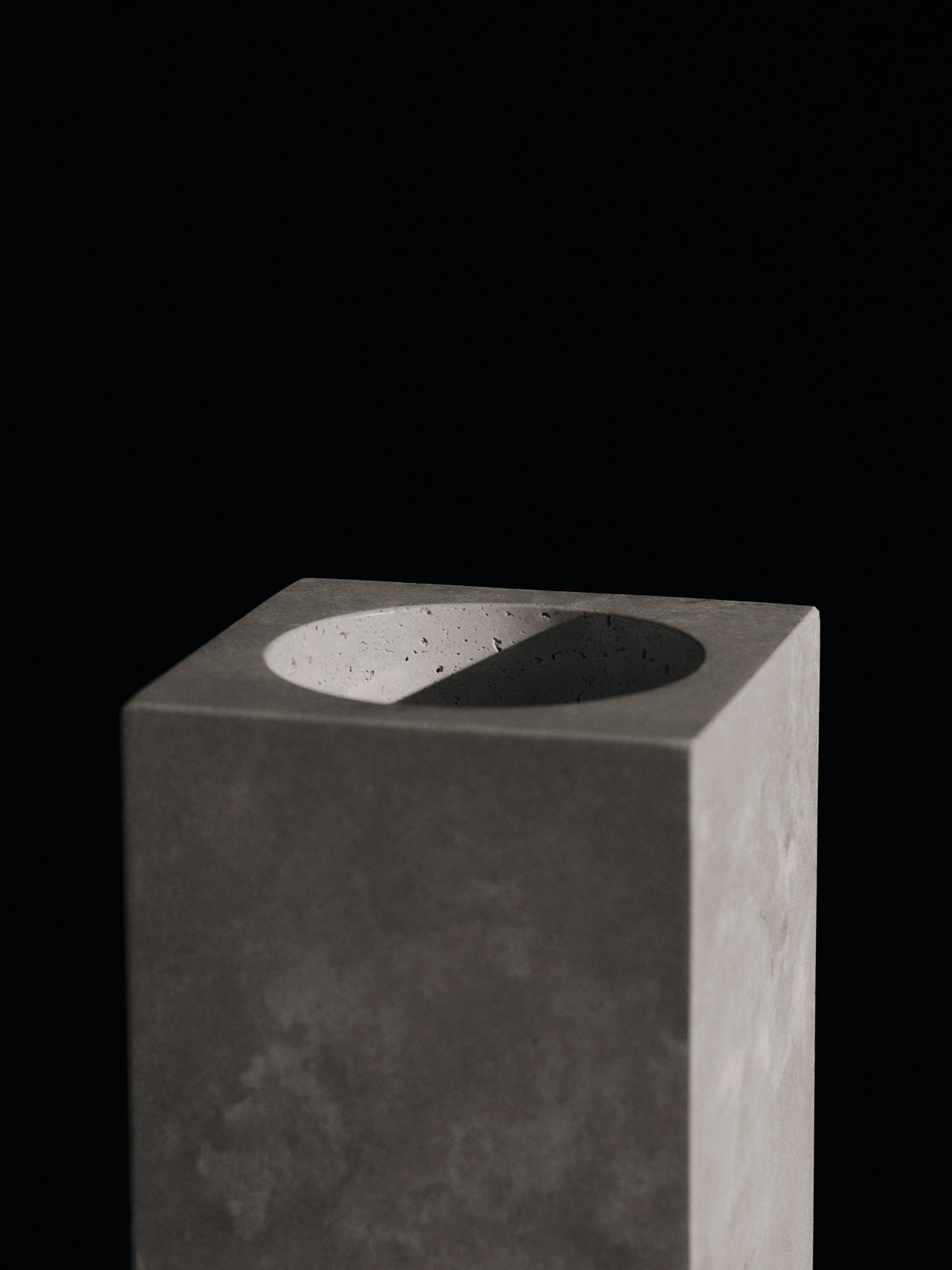 Hew Travertine Vase