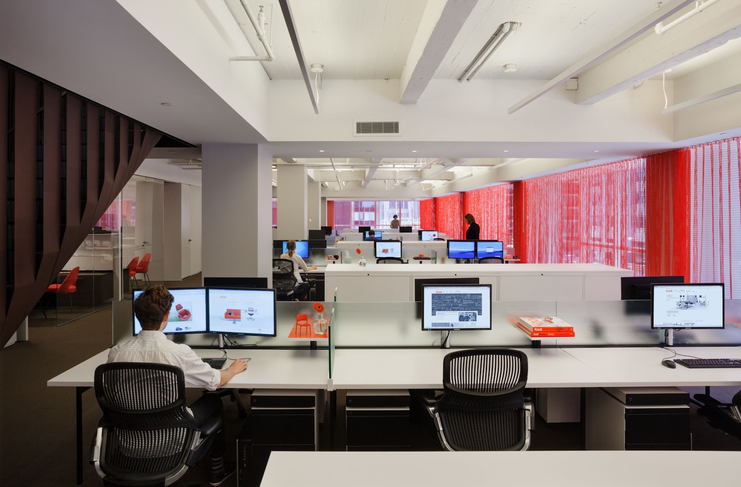 Knoll New York open Plan Workstations