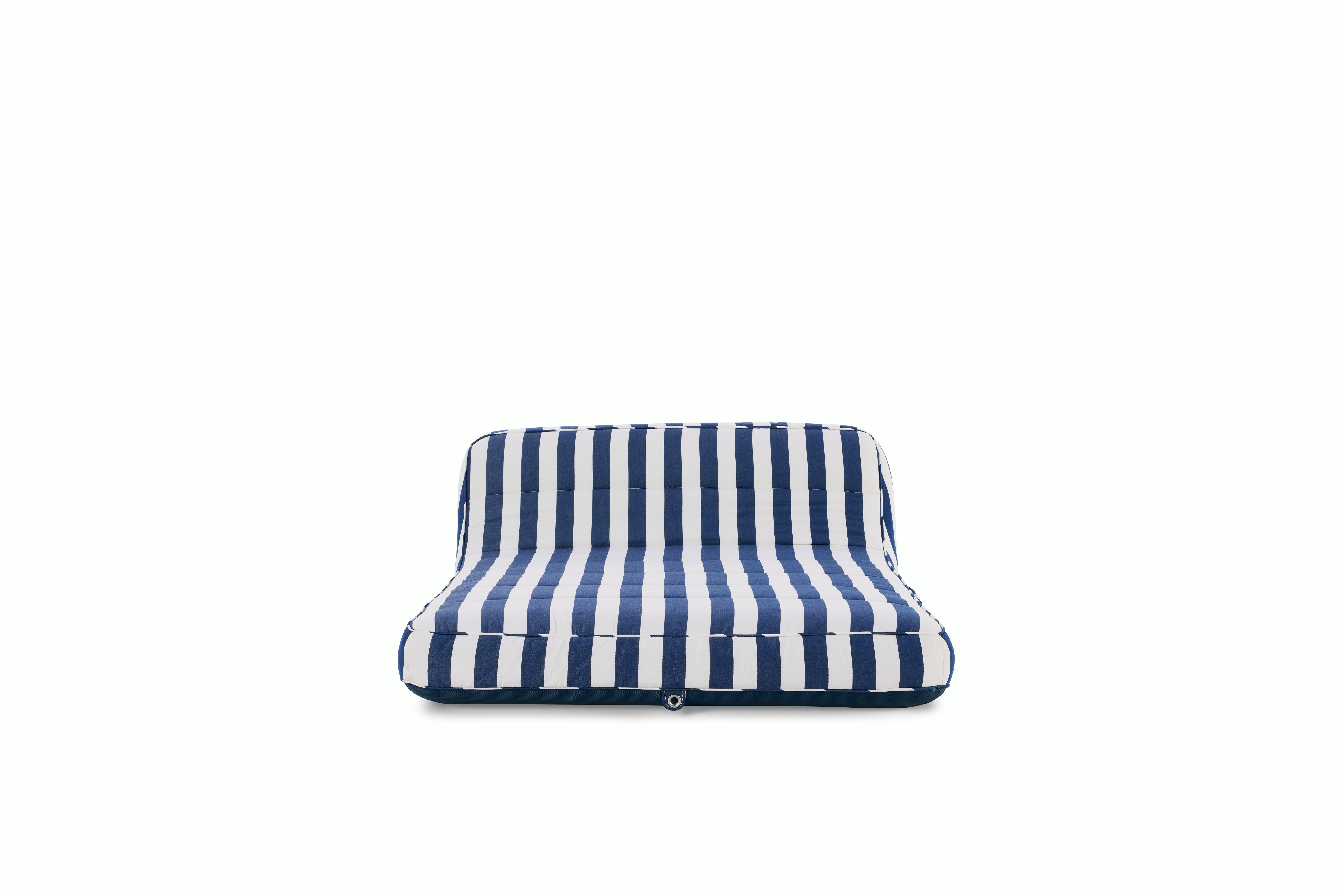 Double Lilo Pool Float - blue/white stripe