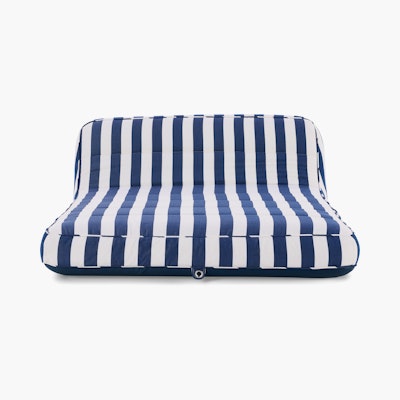 Double Lilo Pool Float - blue/white stripe Double Lilo Pool Float - blue/white stripe