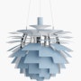 PH Artichoke Lamp PH Artichoke Lamp, Smokey Blue