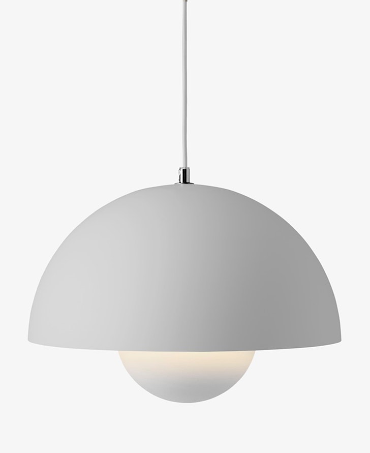 VP9 Flowerpot Portable Lamp - Matte Light Grey