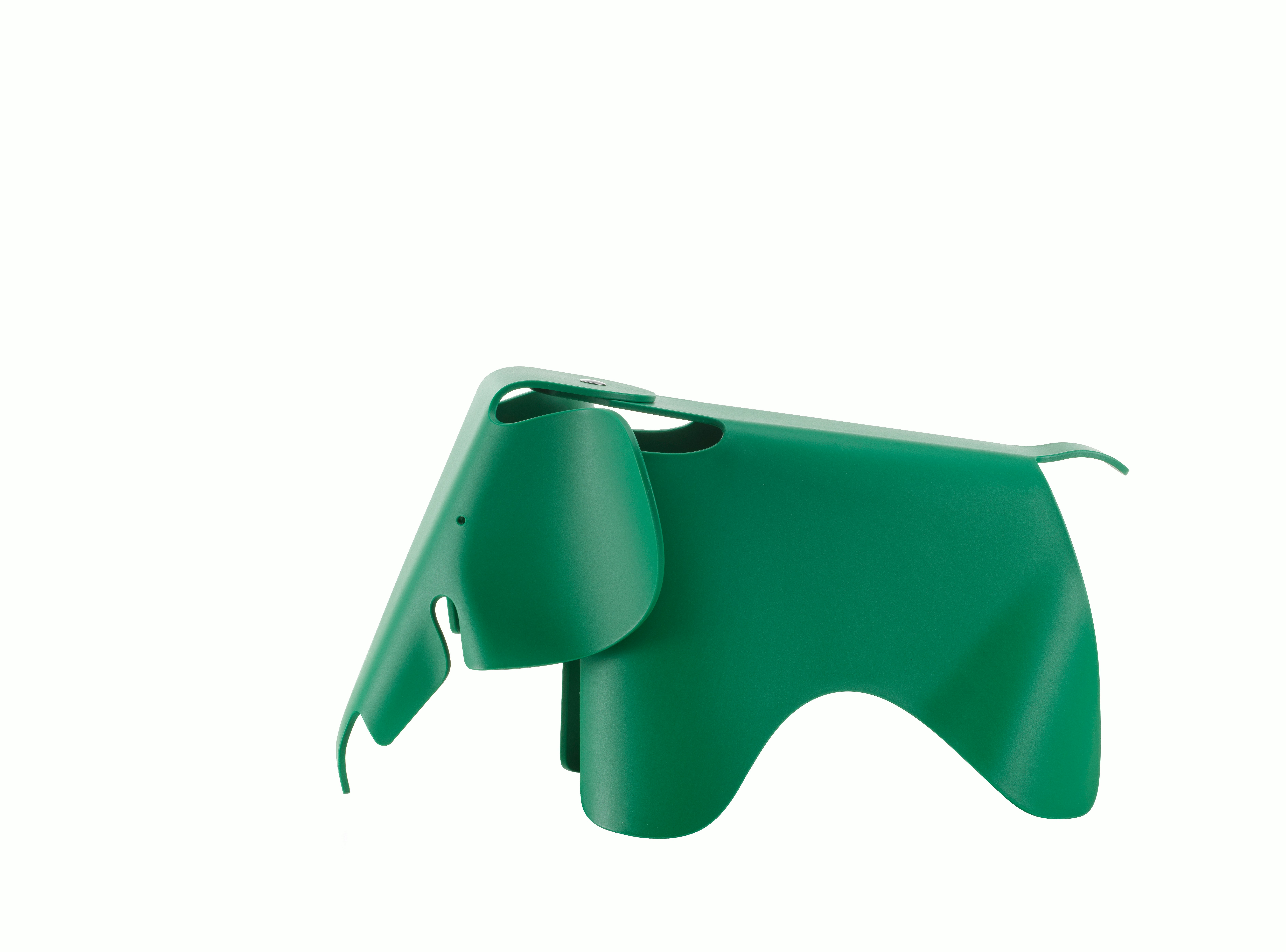 Eames Elephant - Recycled Plastic, Emerald