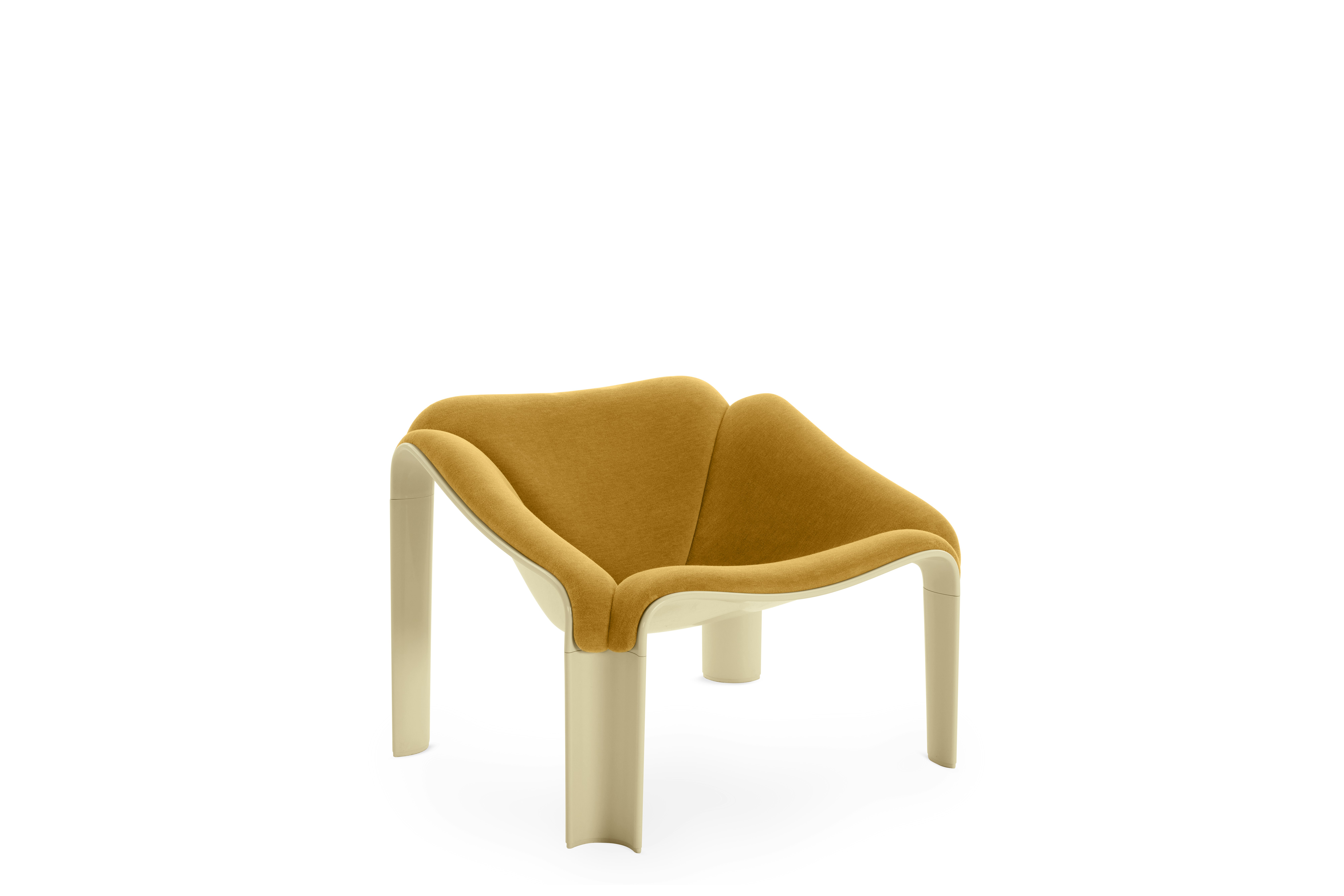 F300 Lounge Chair -  alpaca alto - moutarde,  pastel-green