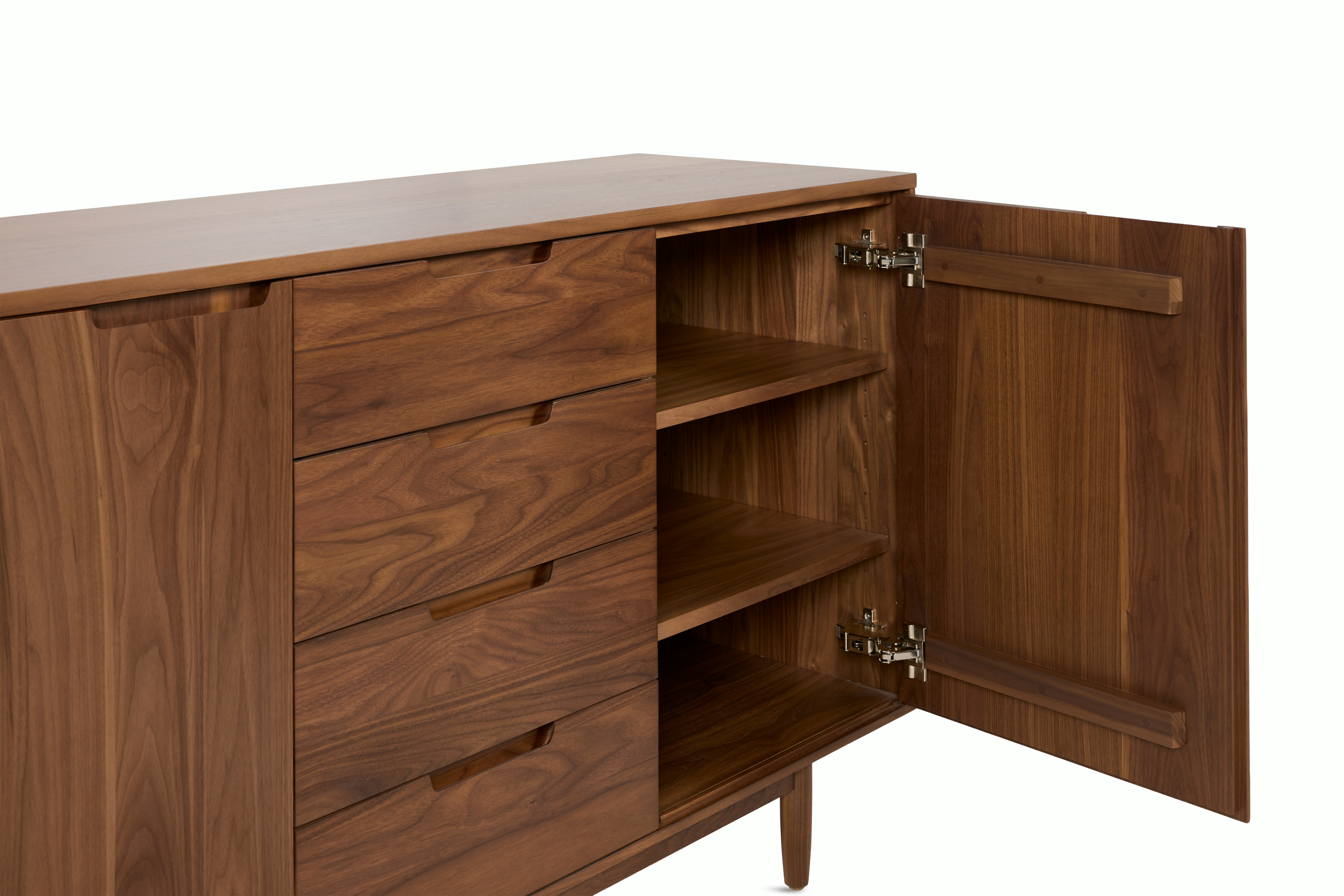 Raleigh Credenza - 58", Walnut