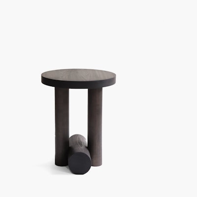 Evora Side Table - Smoked Ash Wood Evora Side Table - Smoked Ash Wood