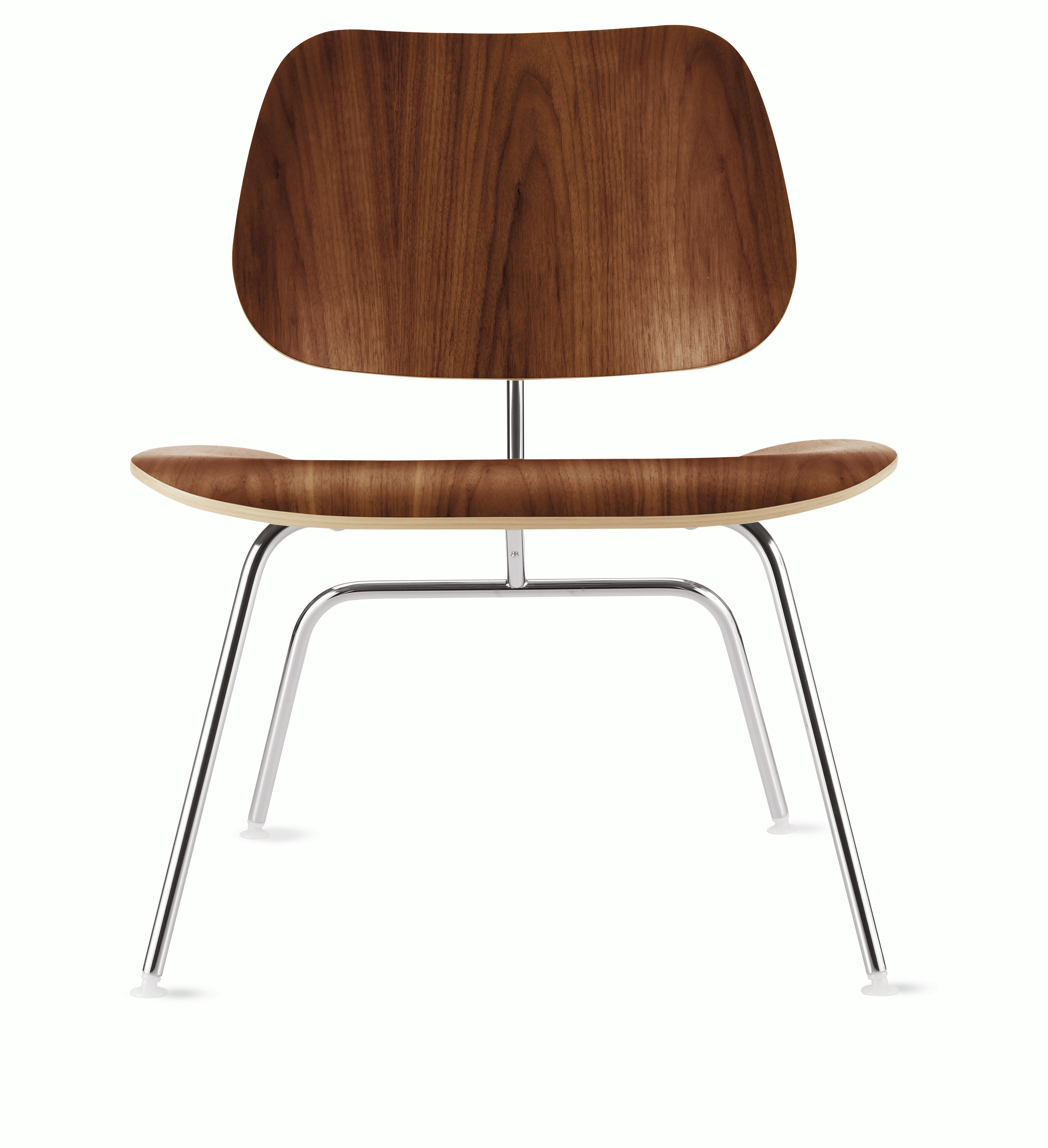 Eames Molded Plywood Lounge Chair Metal Base (LCM), Non Upholstered