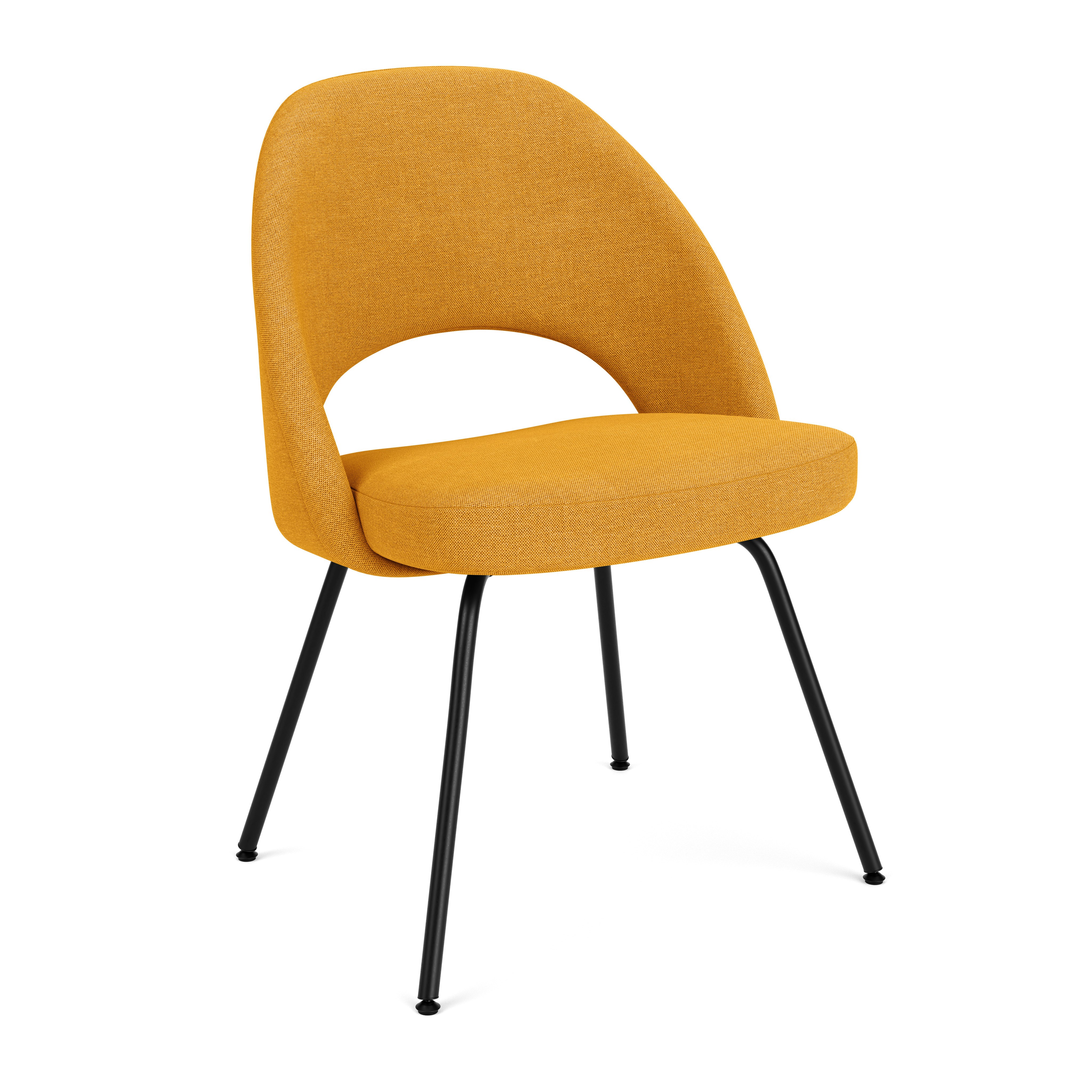 Saarinen Executive Side Chair - Crossroad, Zest, Black
