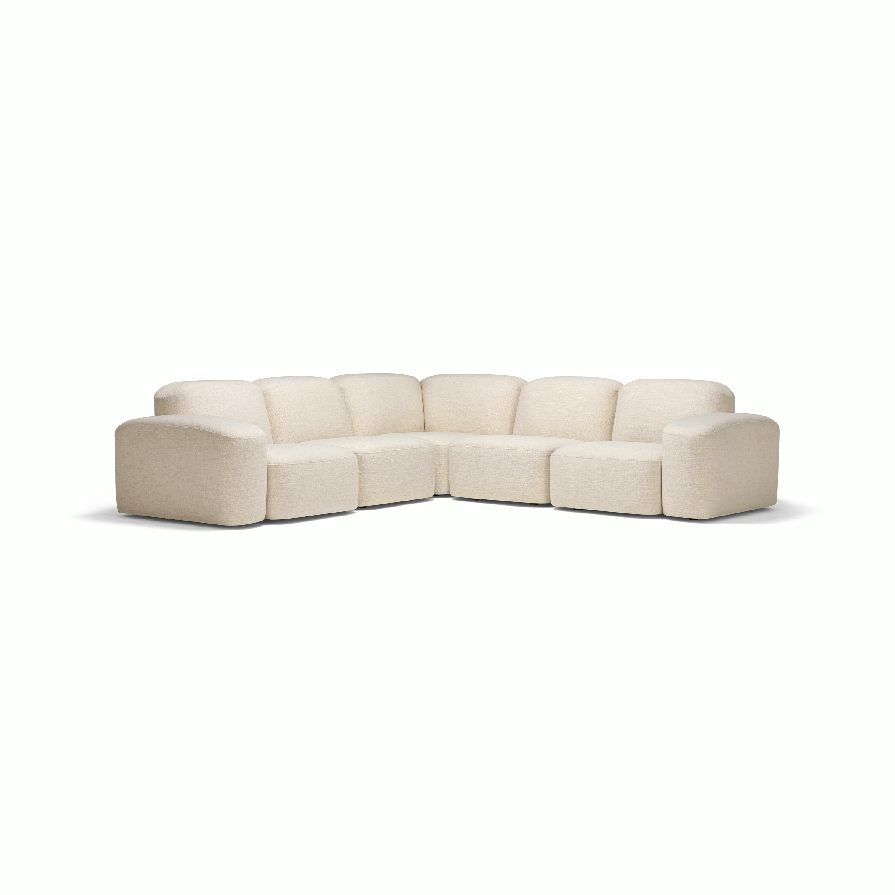 Muse Five Seat Corner Sectional - Hyams, Sable
