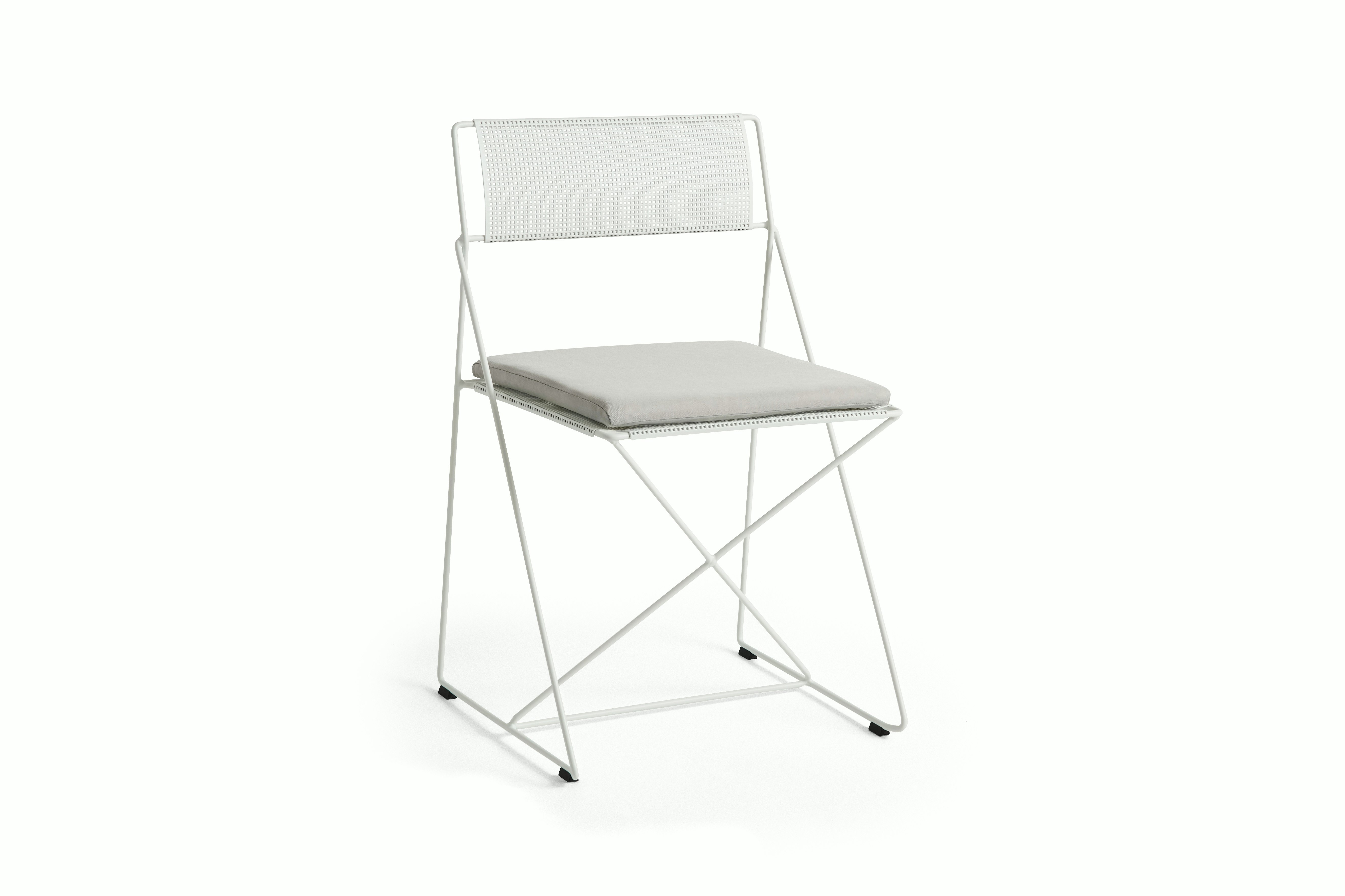 X Line Chair Seat Cushion - Sky Grey