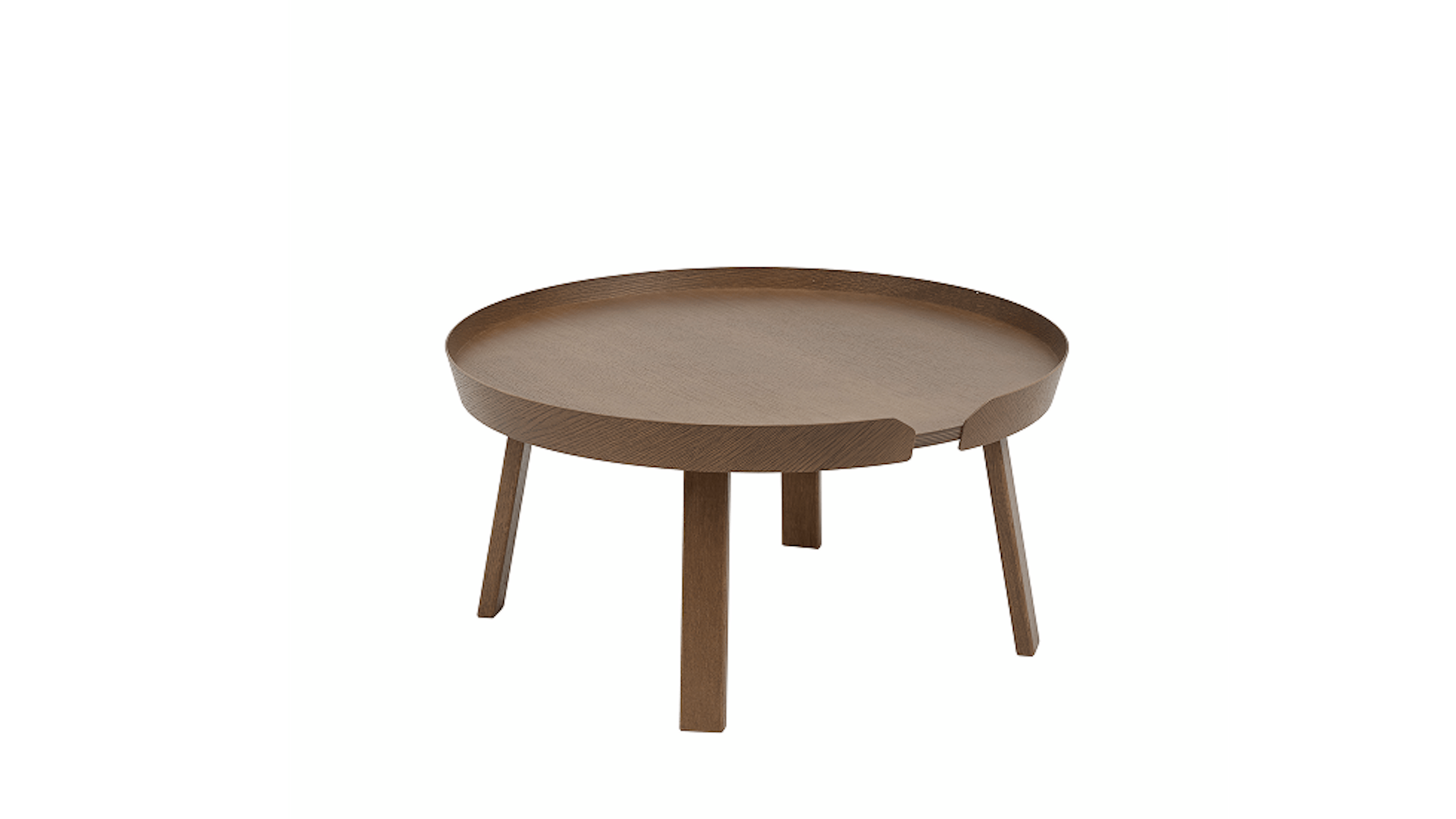 A brown Around Coffee Table by Muuto