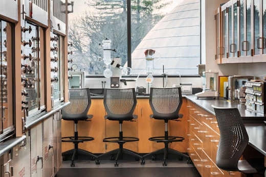 knoll works 2021 connected campus lab multigeneration by knoll stool high task