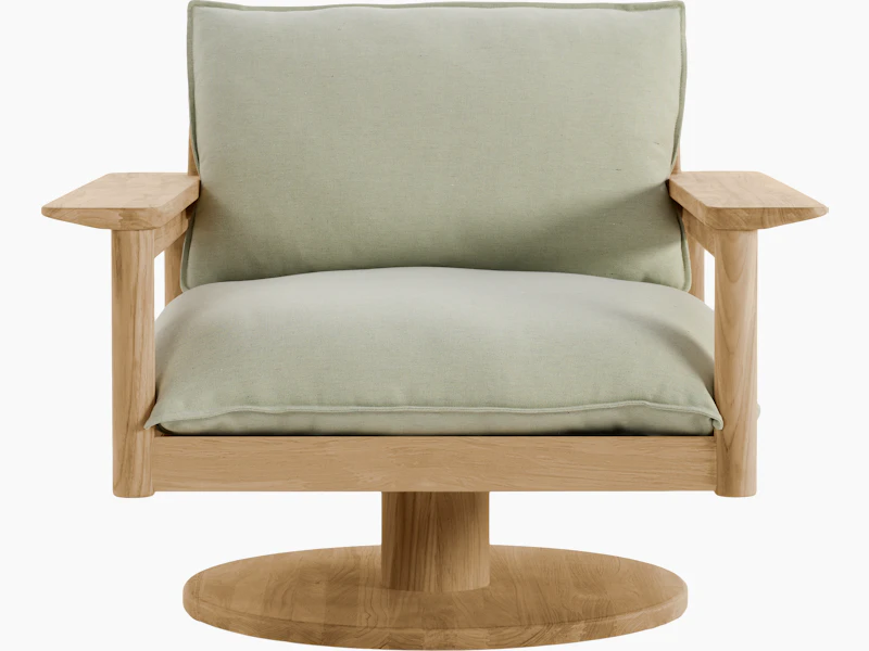 Terassi Swivel Lounge Chair - Heritage Moss