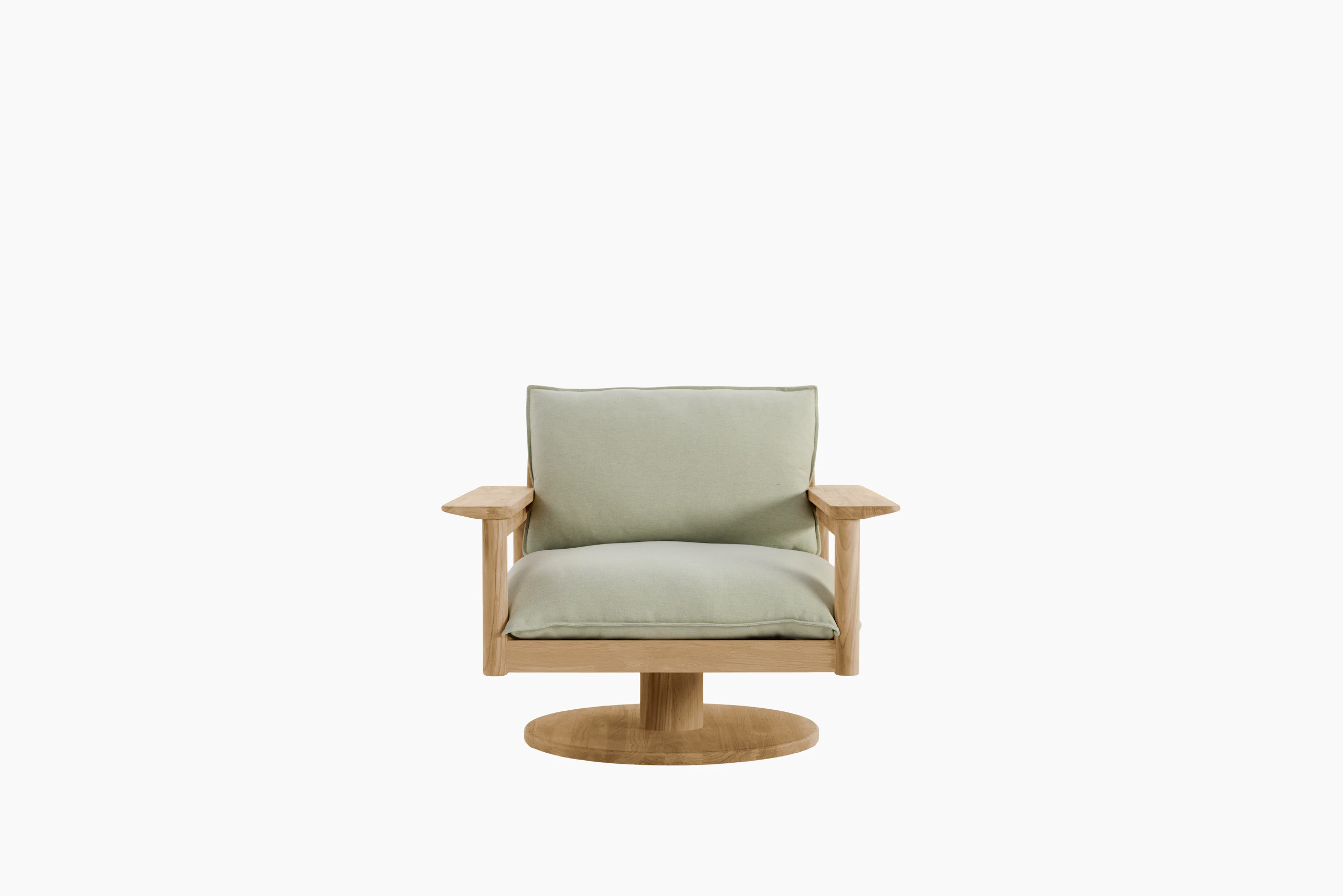 Terassi Swivel Lounge Chair - Heritage Moss