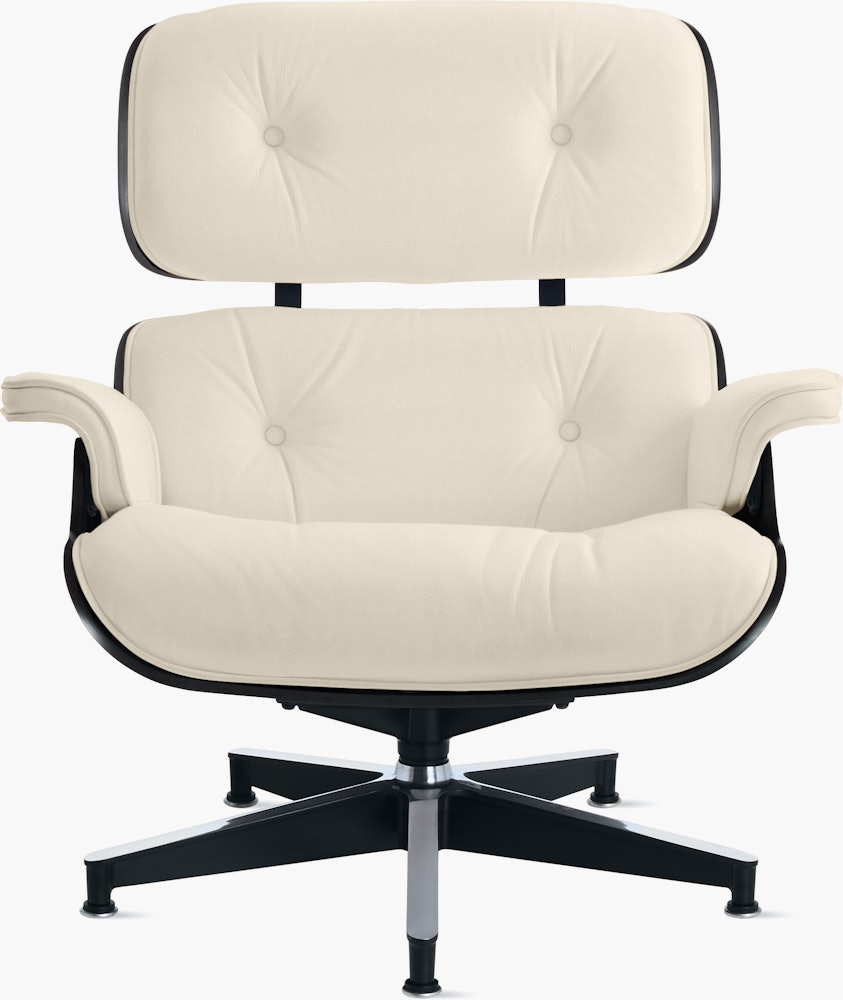 Eames Lounge Chair in Prone and Stow leathers