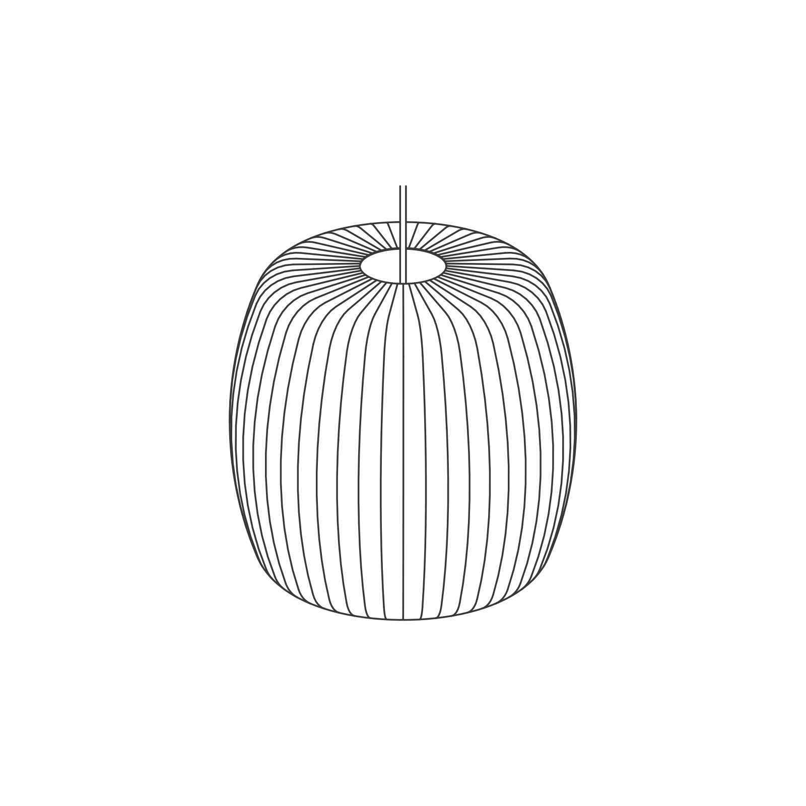 Nelson Roll Bubble Pendant