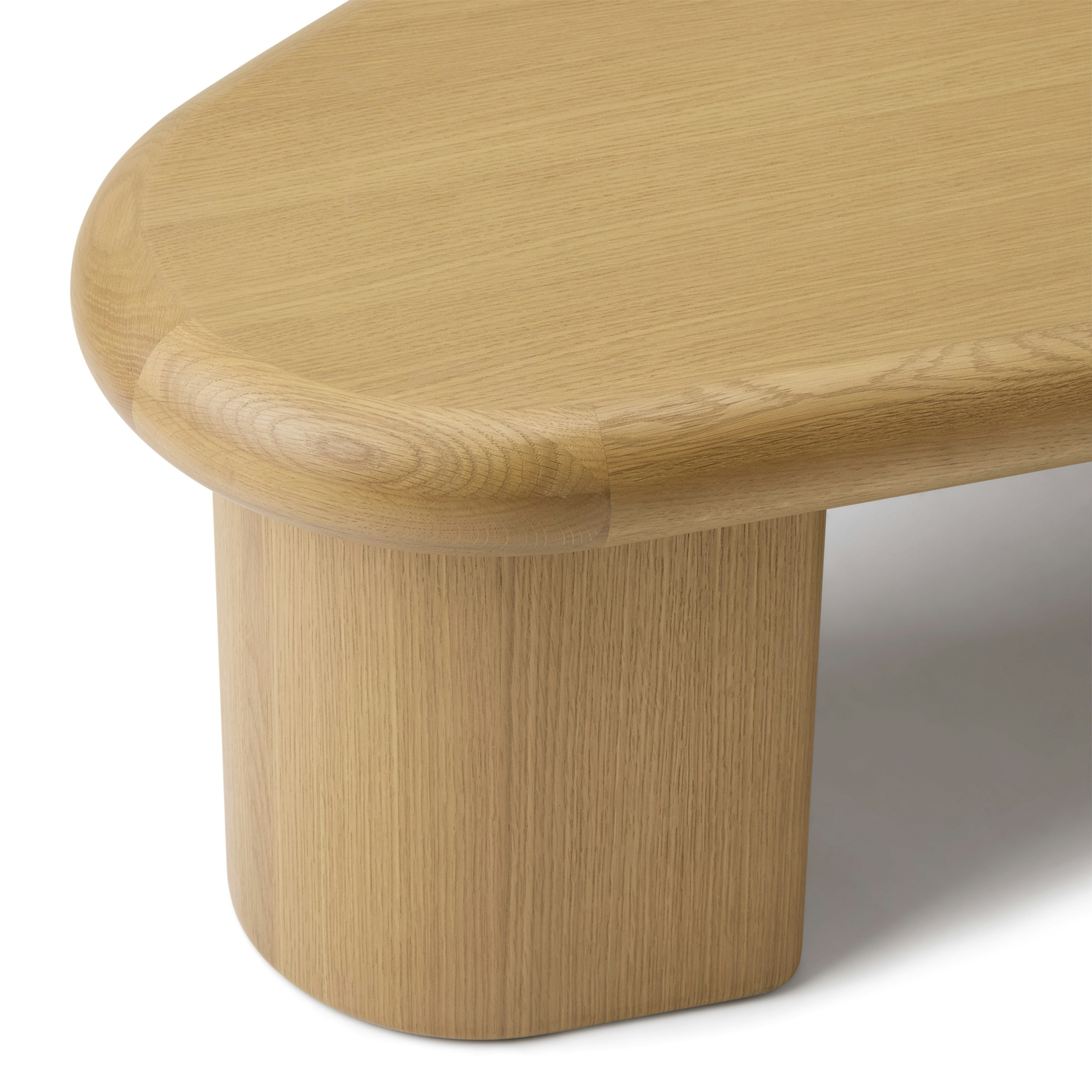 A detailed look at Interlude Coffee Table in Natural Oak.