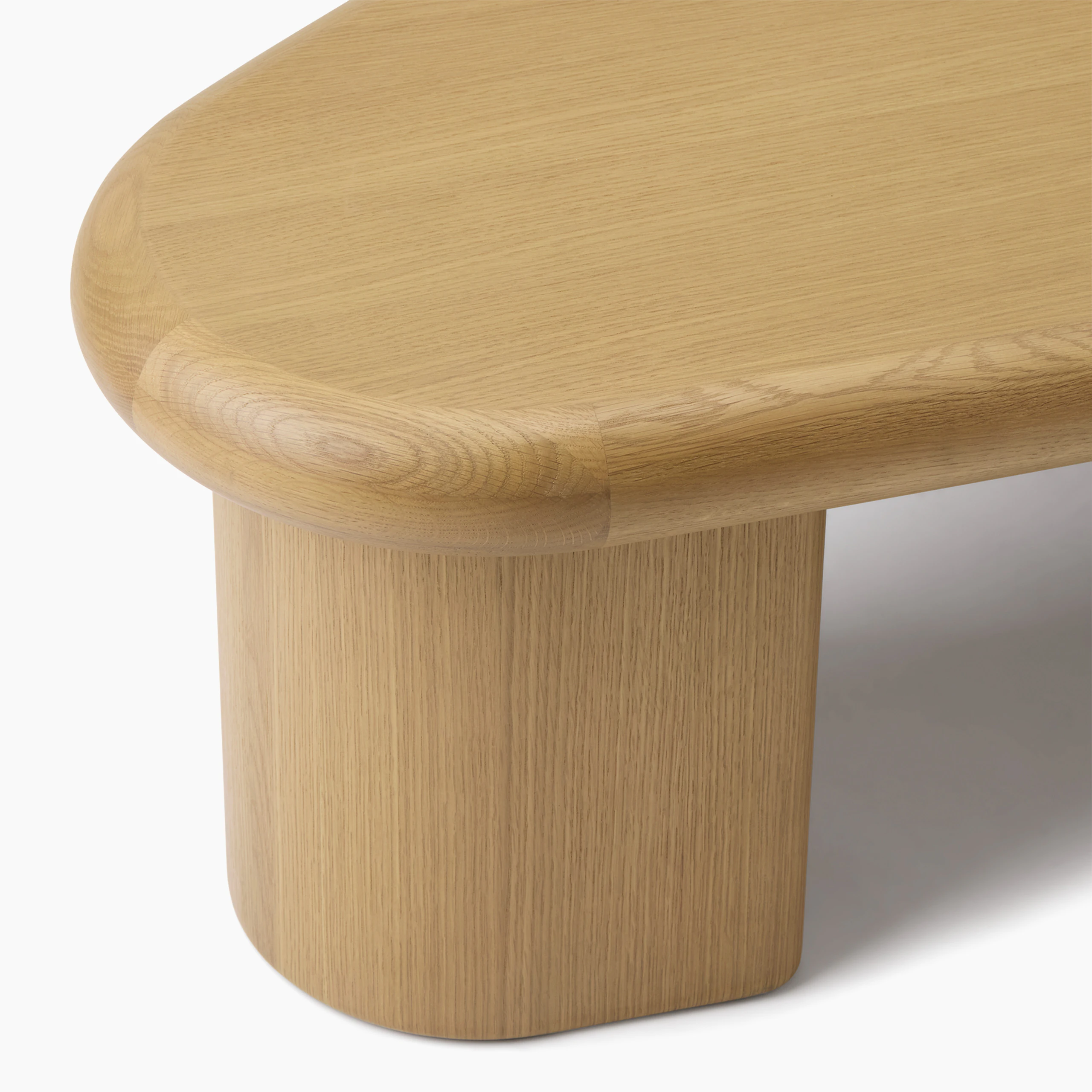 A detailed look at Interlude Coffee Table in Natural Oak.